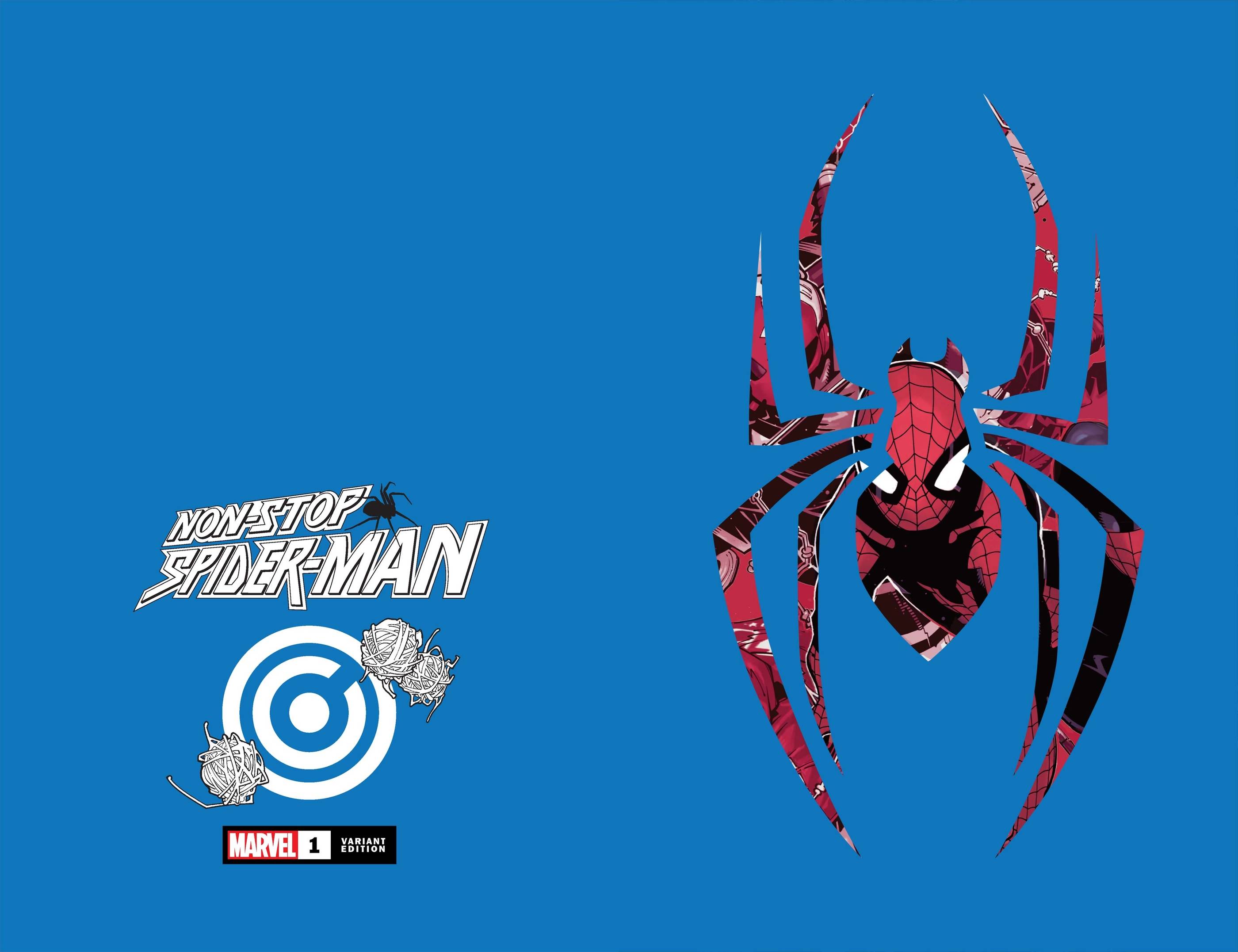 Non-Stop Spider-Man 1M Die-Cut Variant VF 2021 Stock Image