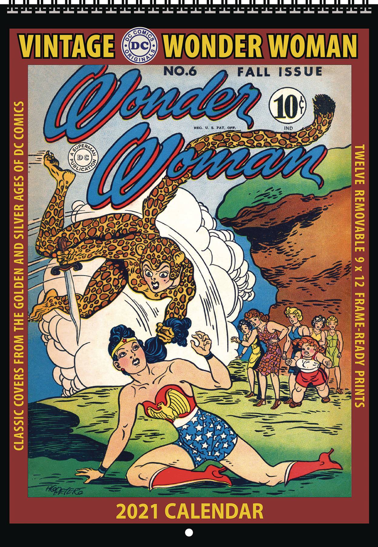 APR202515 VINTAGE DC COMICS WONDER WOMAN 2021 WALL CALENDAR