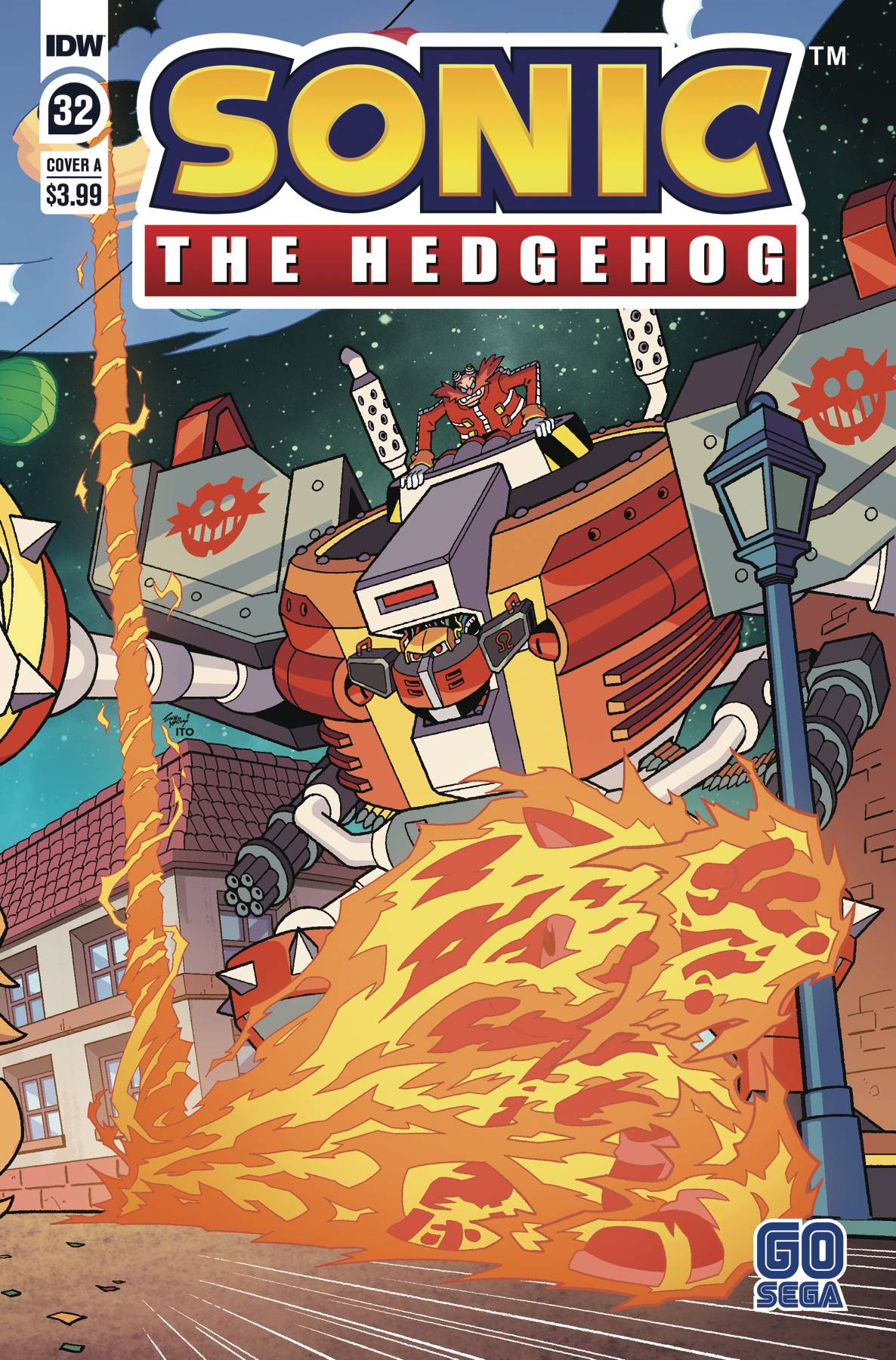 SONIC THE HEDGEHOG #32 CVR A YARDLEY