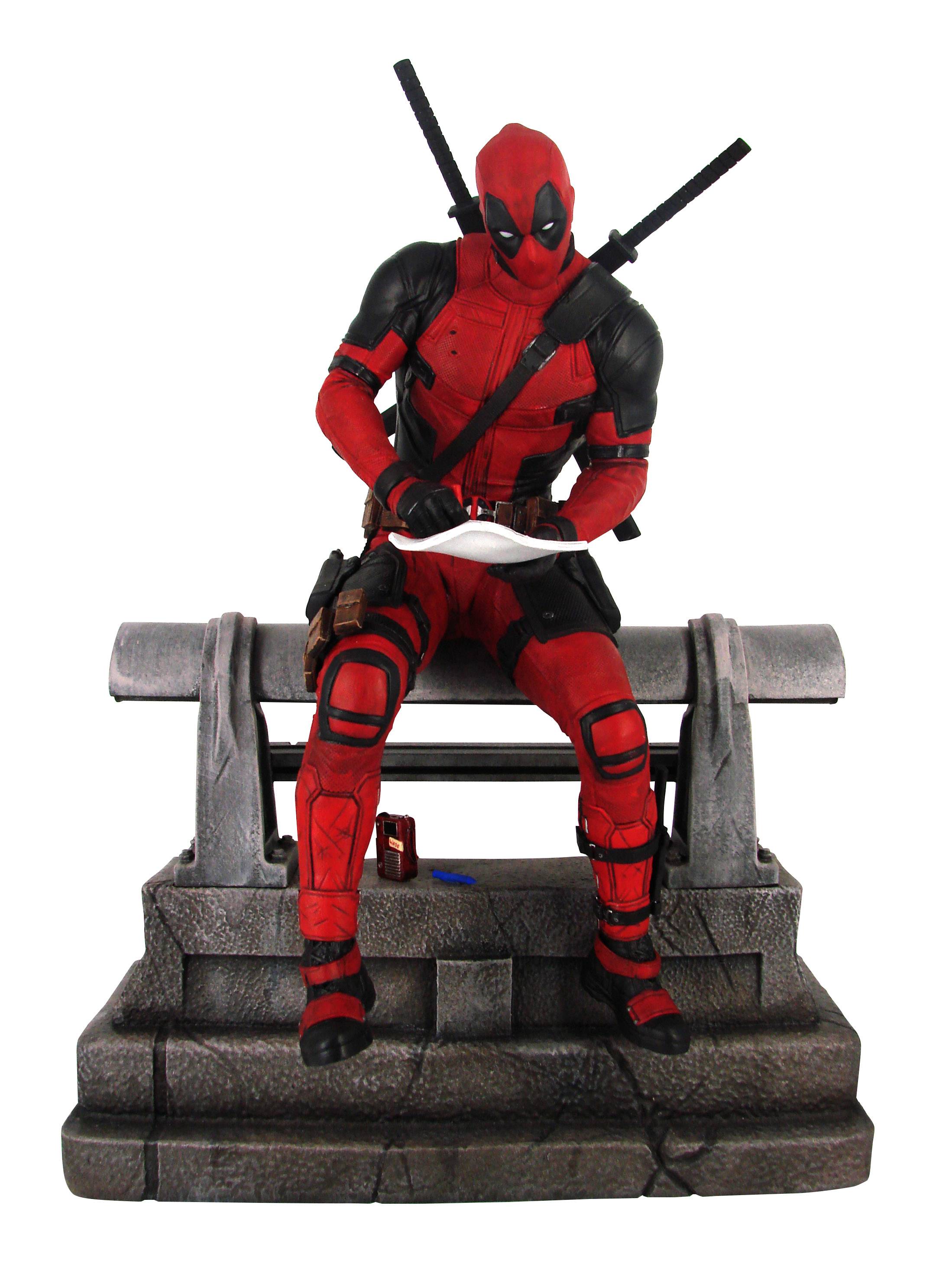 MARVEL PREMIER COLLECTION DEADPOOL MOVIE STATUE