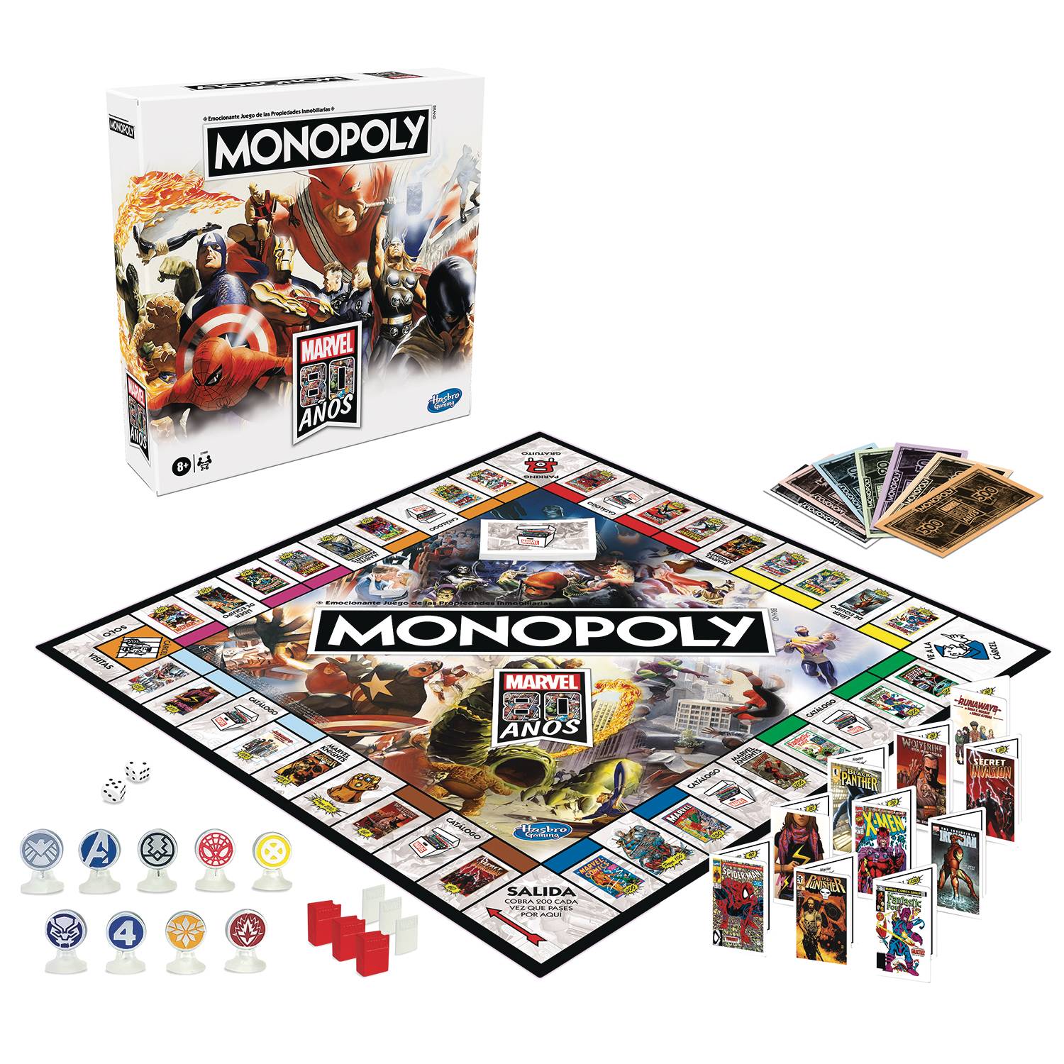 Details about   Brand New HASBRO Monopoly Marvel 80 Years Edition Board Game IRON MAN SPIDER MAN 