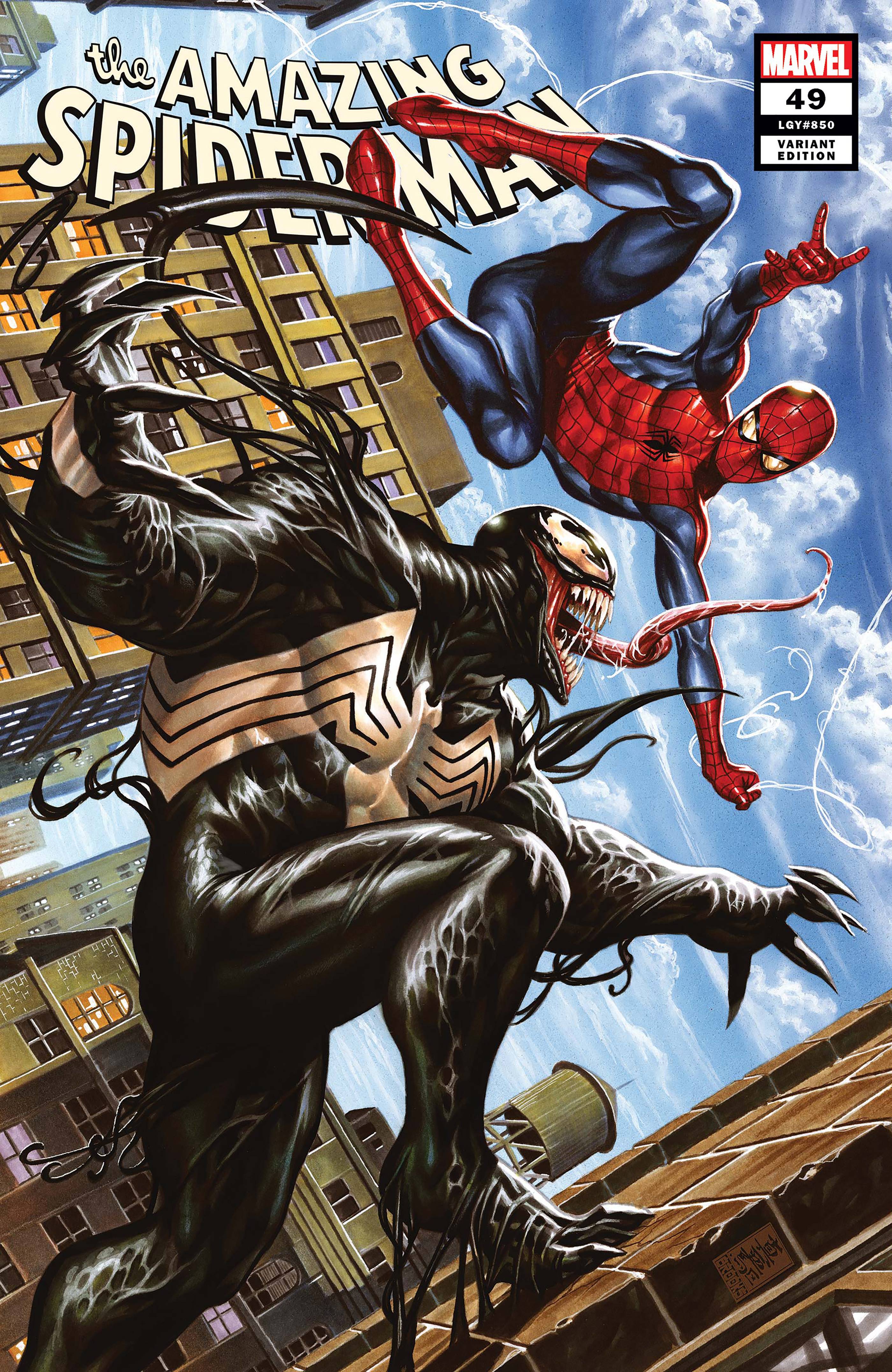 AMAZING SPIDER-MAN #49 MARVEL COMICS/2020 - RYAN OTTLEY ART & MAIN COVER 850 