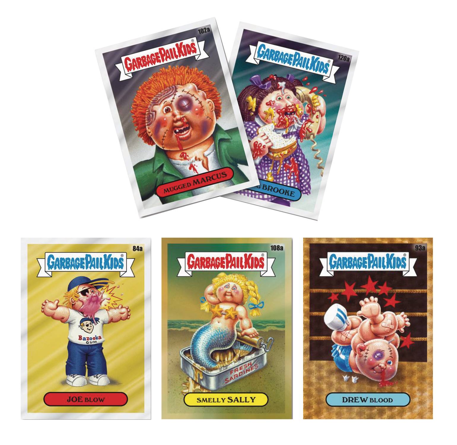 your choice of 3 Garbage Pail Kids All New Series 2 #'s 16-30 a's and b's 