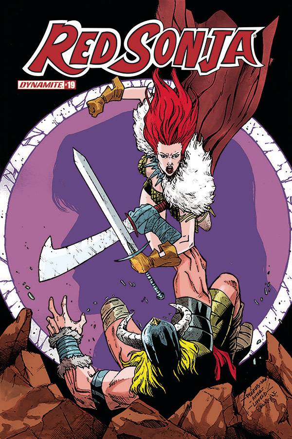 RED SONJA #19 7 COPY PEEPLES HOMAGE INCV