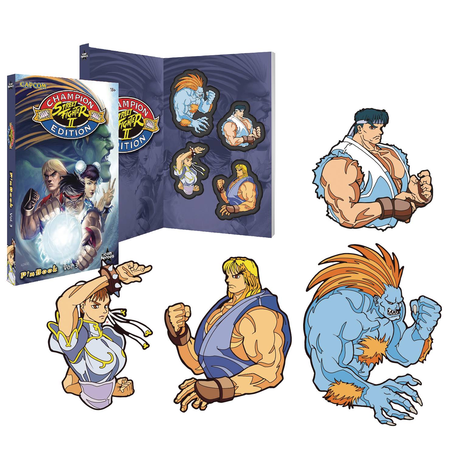 Street Fighter Z Sticker Pack (includes All 3 Stickers) – King of the Pin