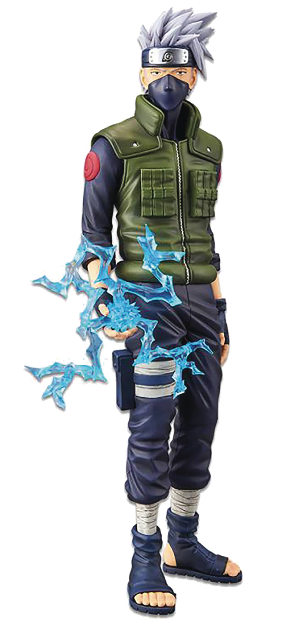 APR209089 - NARUTO SHIPPUDEN GRANDISTA NERO KAKASHI HATAKE FIG