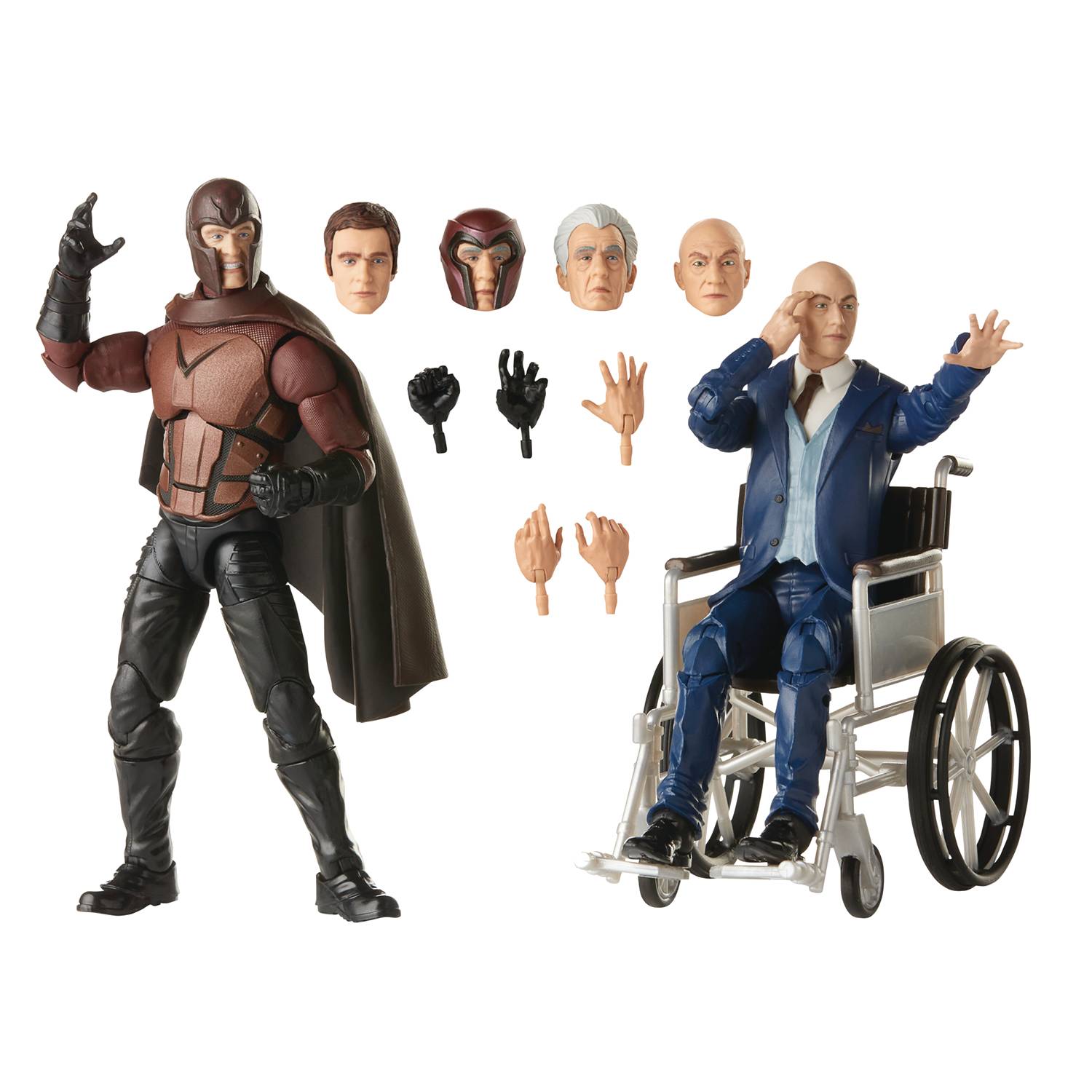 X-MEN MOVIE LEGENDS 6IN MAGNETO & PROF X 2PK AF CS  (JU