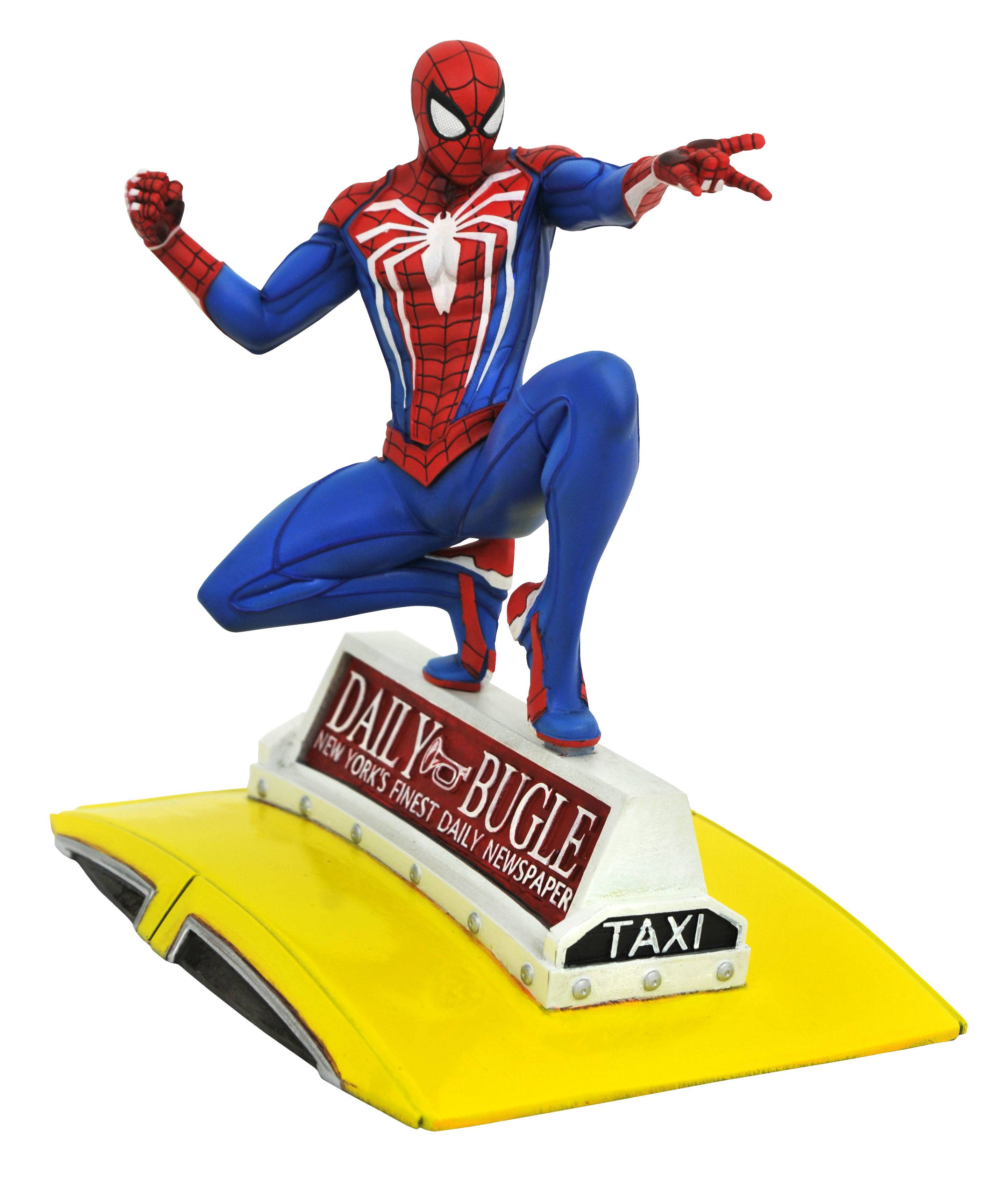 MARVEL GALLERY PS4 SPIDER-MAN ON TAXI STATUE