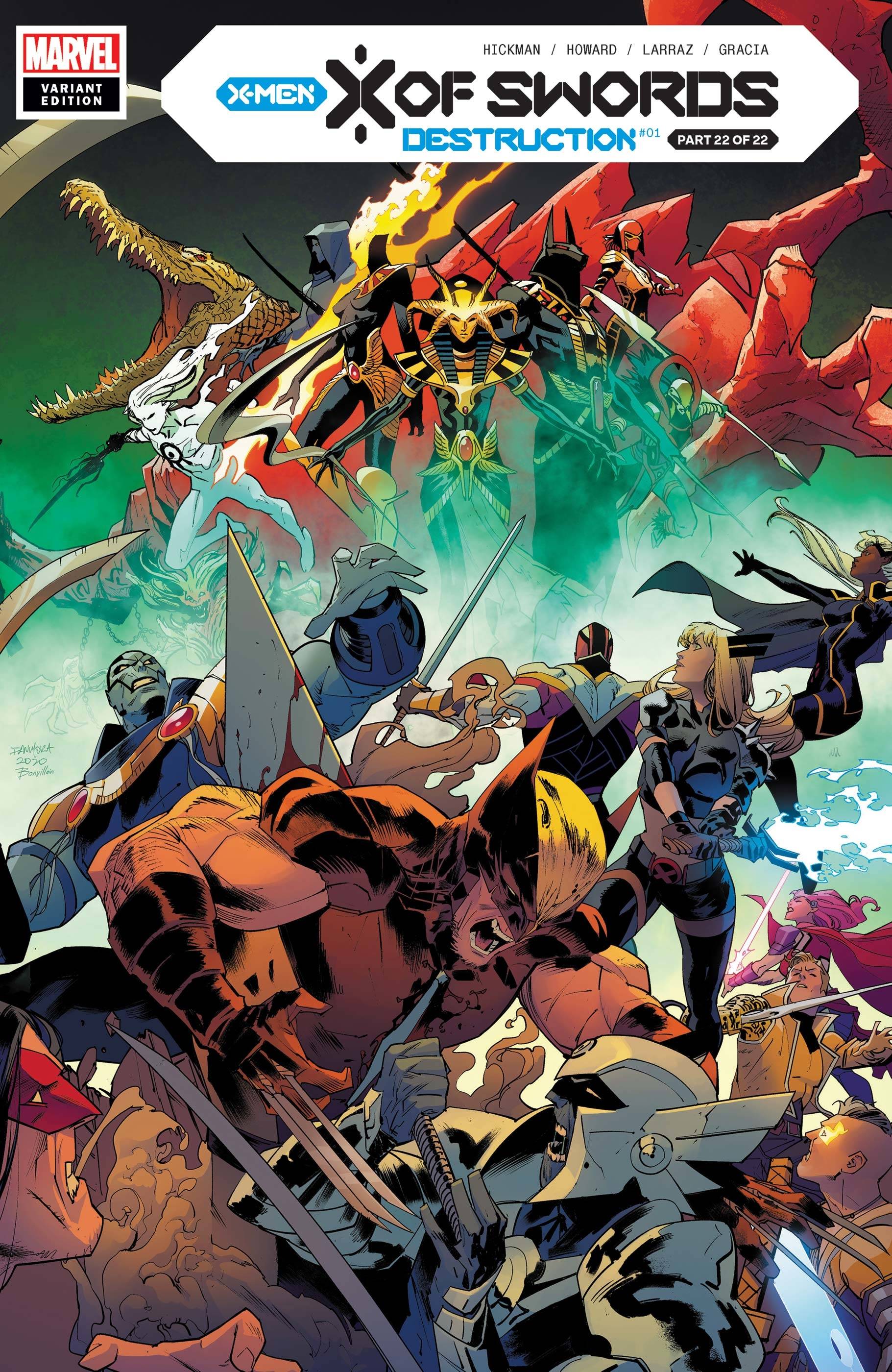 Details about   X OF SWORDS DESTRUCTION #1 DAN MORA VARIANT Marvel Comic 2020 Jonathan Hickman