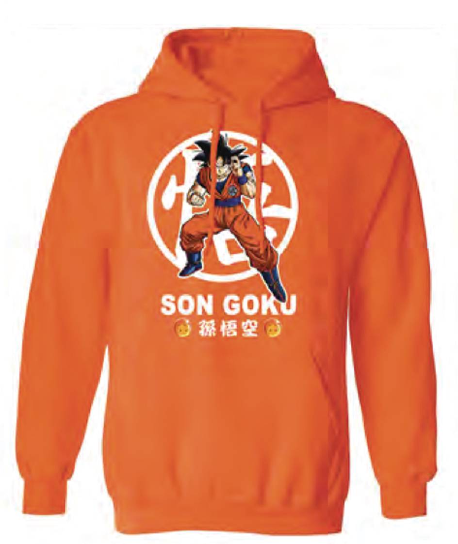 Dragon ball z hoodie orange deals