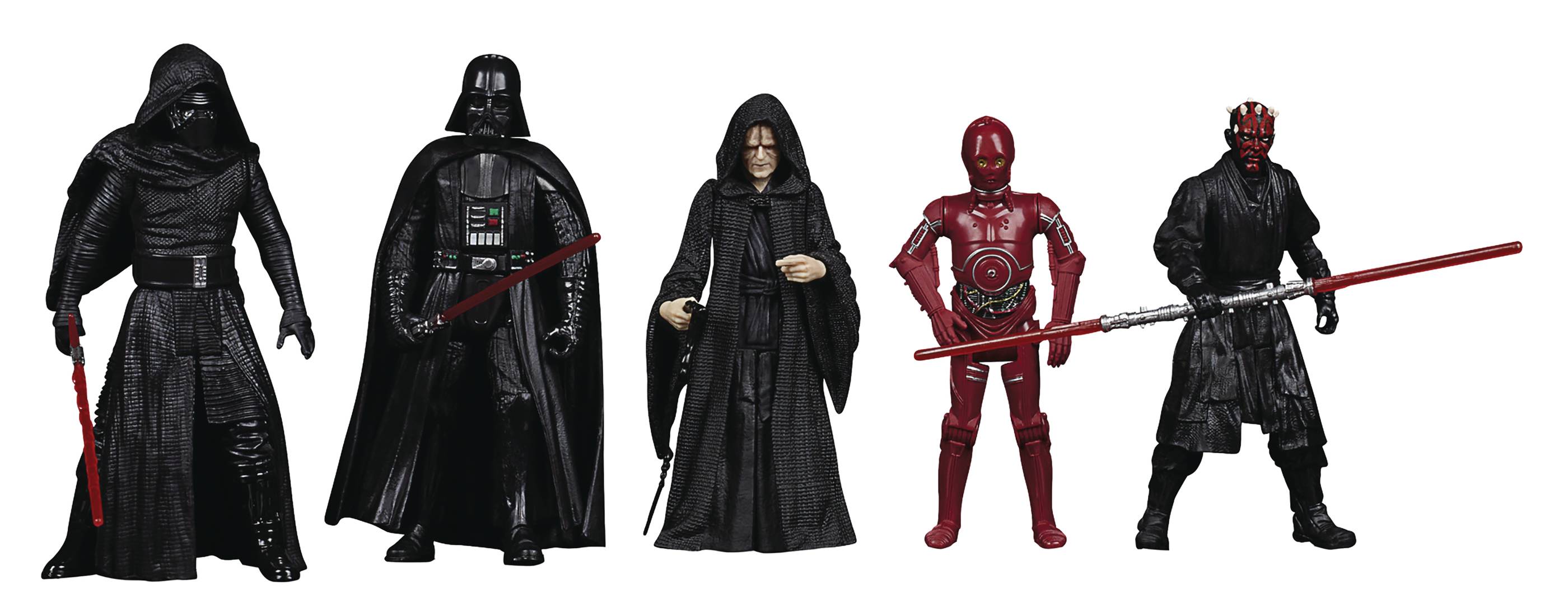 SW CELEBRATE THE SAGA 3-3/4IN SITH 5PC AF SET CS  (JUL2