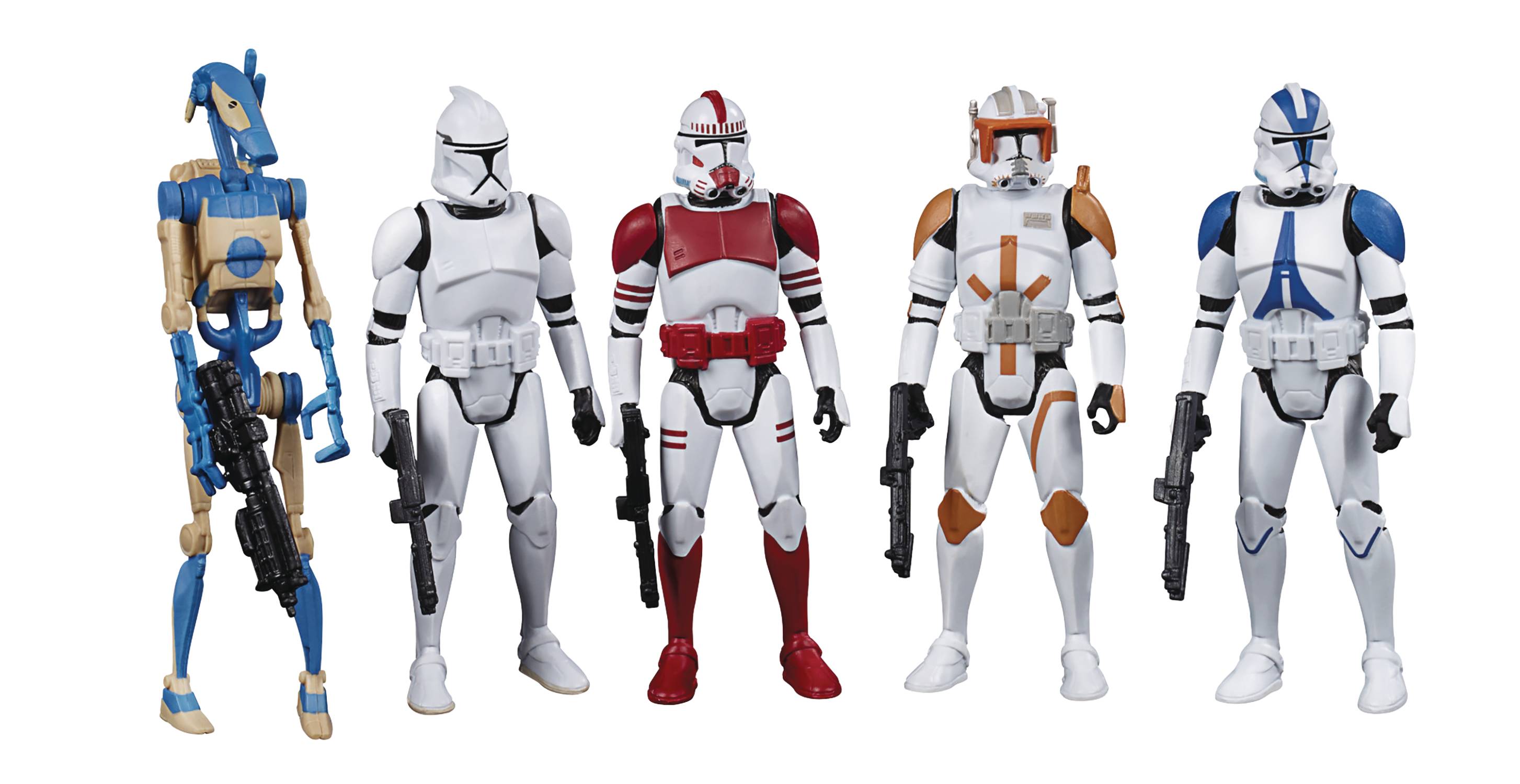 SW CELEBRATE THE SAGA 3-3/4IN REPUBLIC 5PC AF SET CS  (