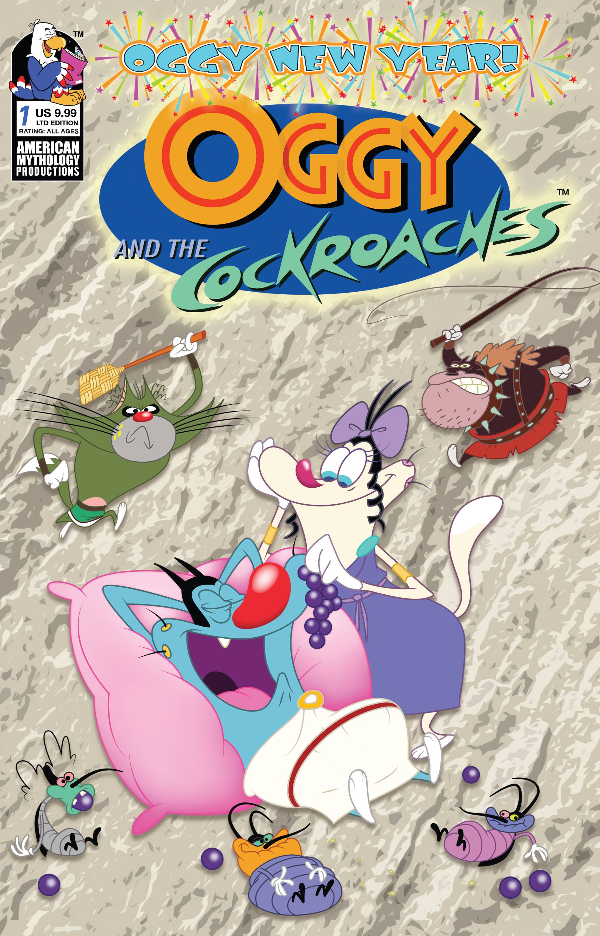 OCT201079 - OGGY AND THE COCKROACHES OGGY NEW YEAR #1 CVR C LTD ED - Previews World OCT201079 - OGGY AND THE COCKROACHES OGGY NEW YEAR #1 CVR C LTD ED - Previews World
