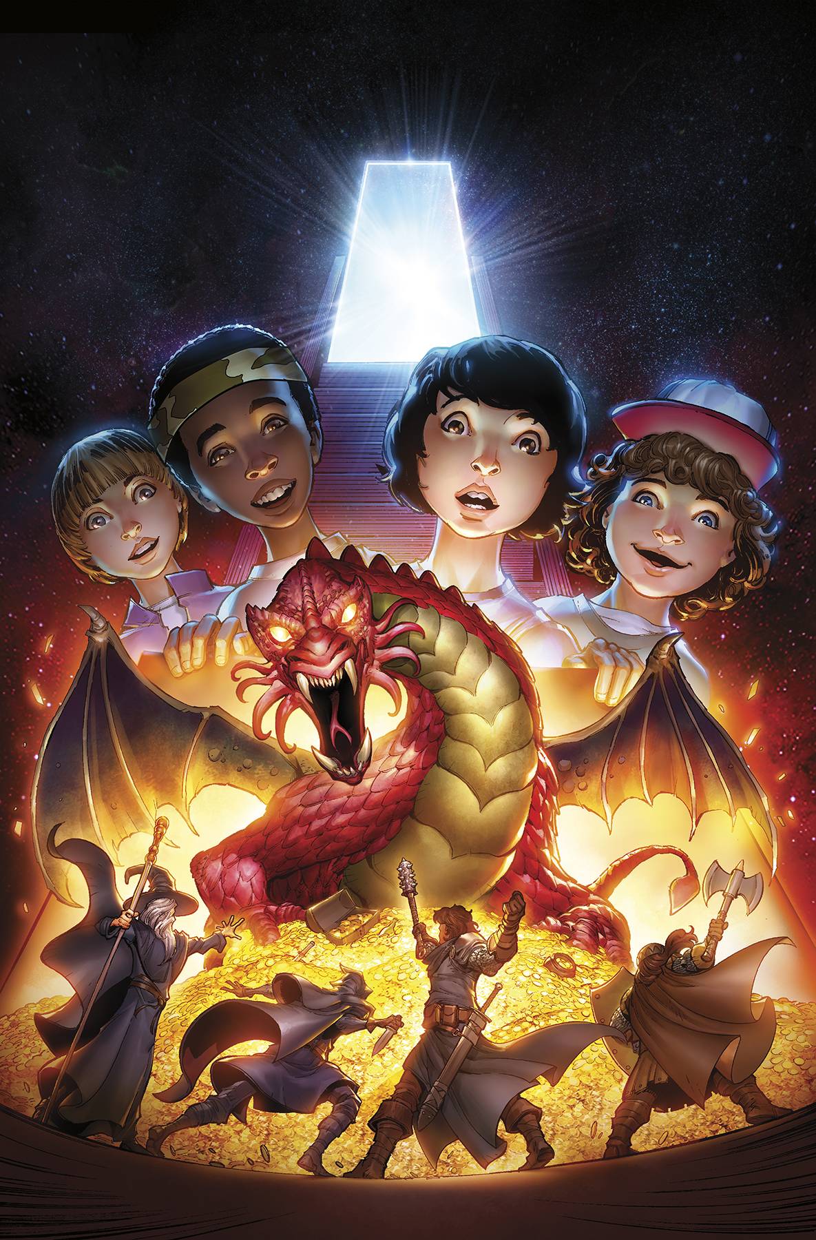 STRANGER THINGS D&D CROSSOVER #2 CVR A GIST BAGGED AND BOARDED 