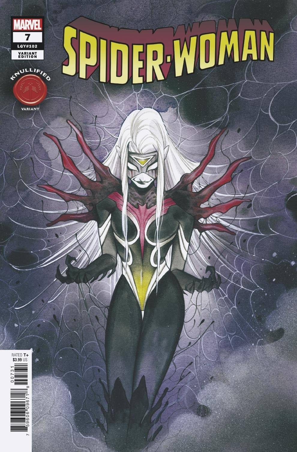NM Momoko Knullified Var Kib Marvel Comics Presale 12/23 SPIDER-WOMAN #7 