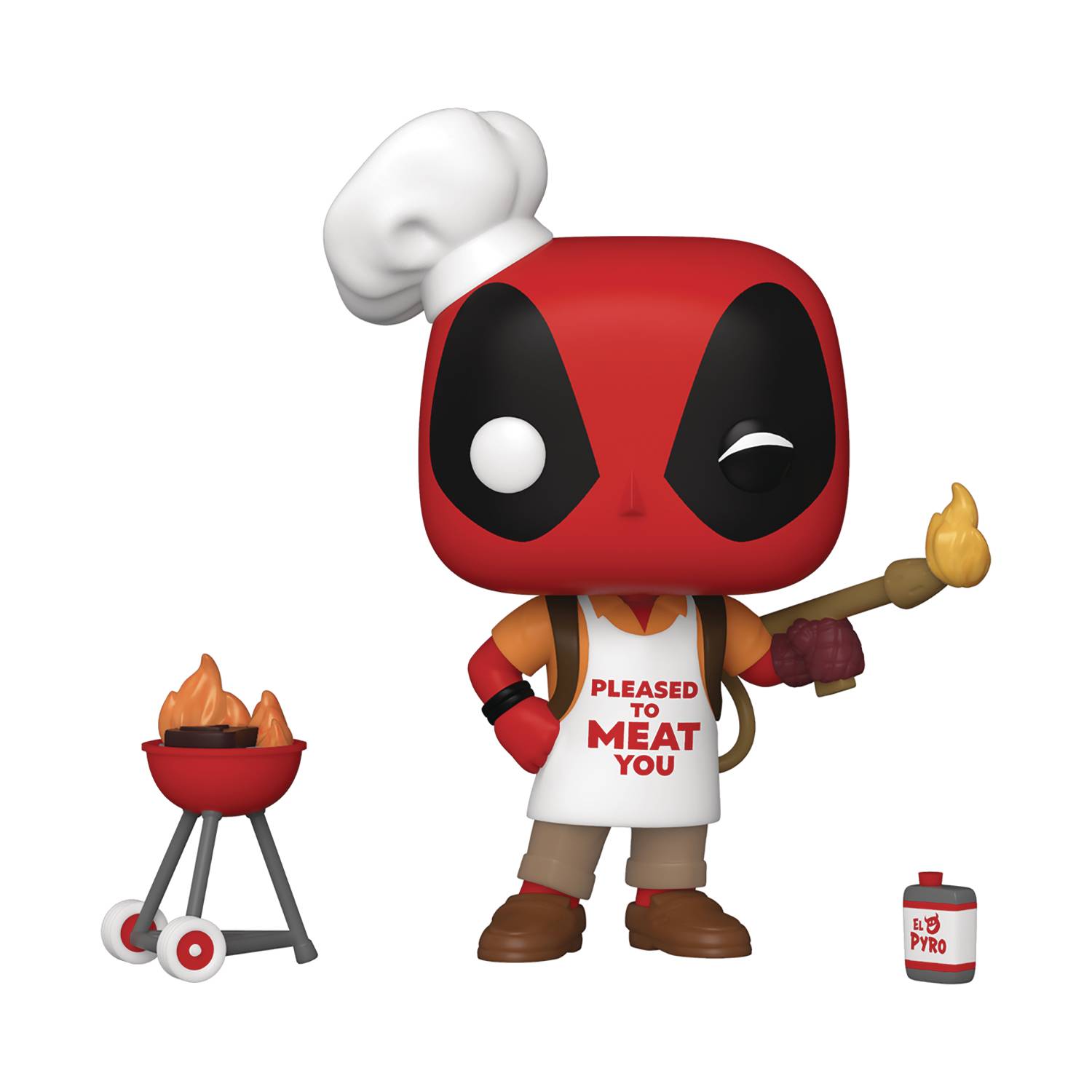 POP MARVEL DEADPOOL 30TH BACKYARD GRILLER DEADPOOL VIN FIG (