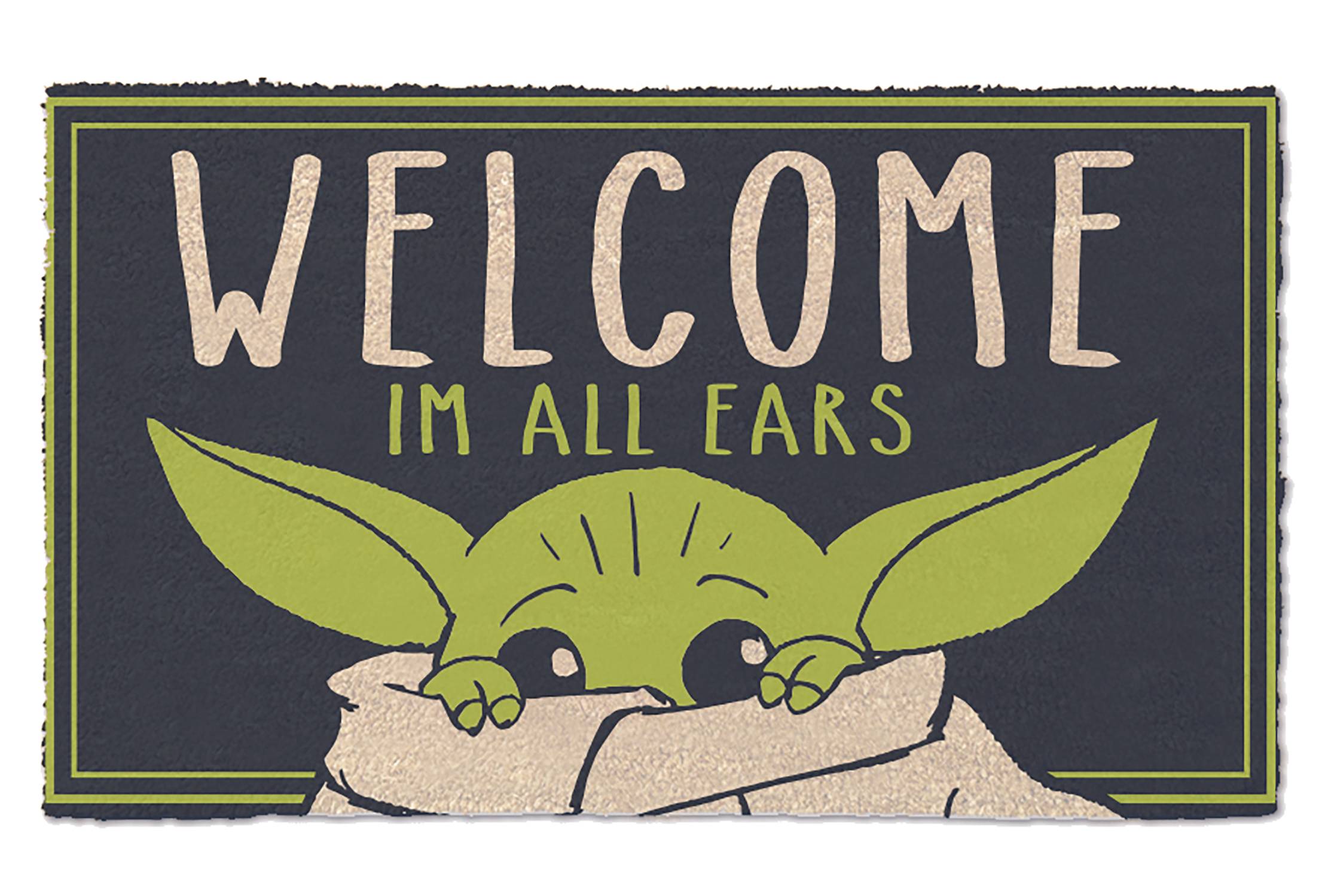 STAR WARS THE MANDALORIAN IM ALL EARS DOORMAT (JUL209272) (C