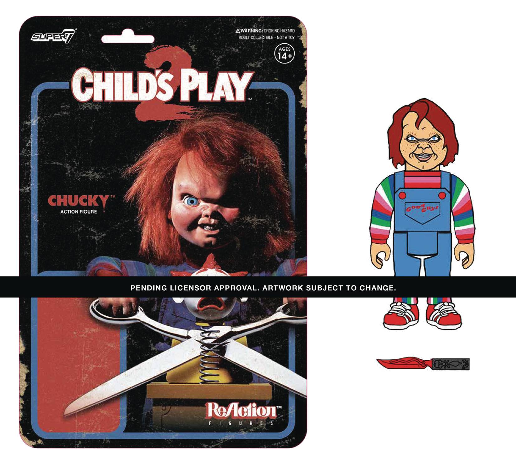 CHILDS PLAY W1 EVIL CHUCKY REACTION FIGURE