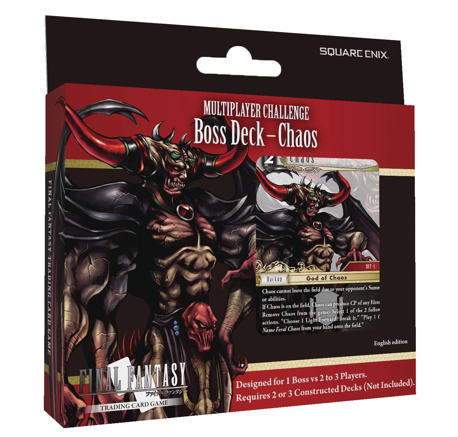 AUG208101 FINAL FANTASY TCG CHAOS BOSS DECK 6PC DS Previews World