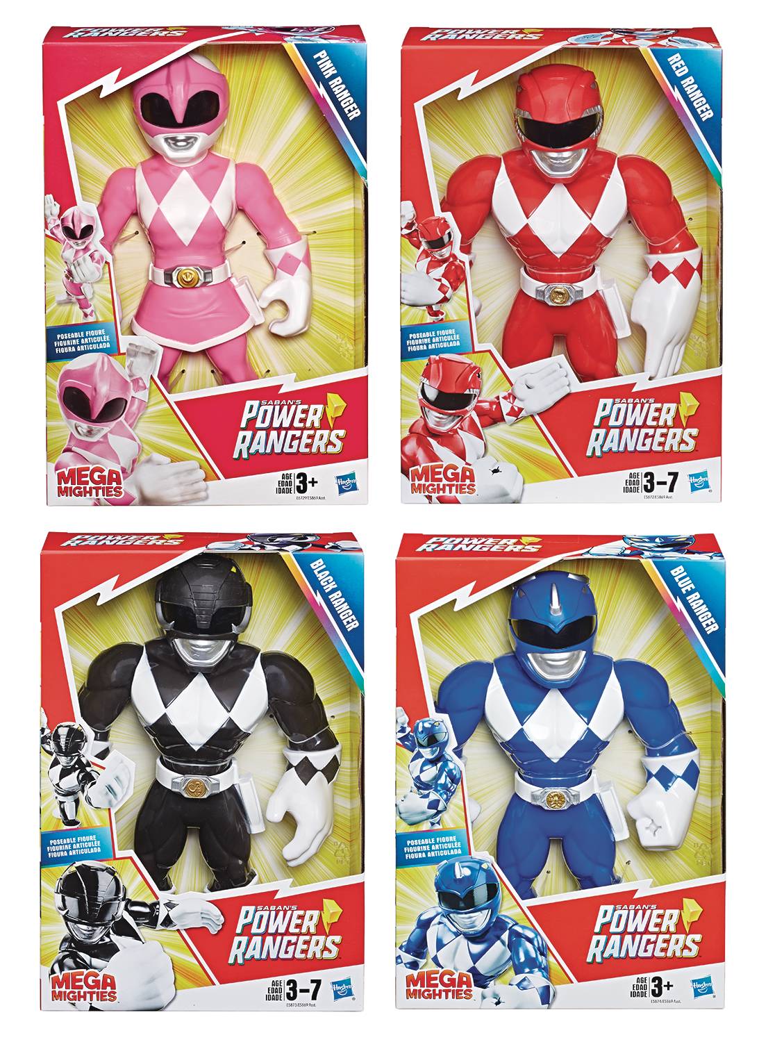 playskool mega mighties power rangers
