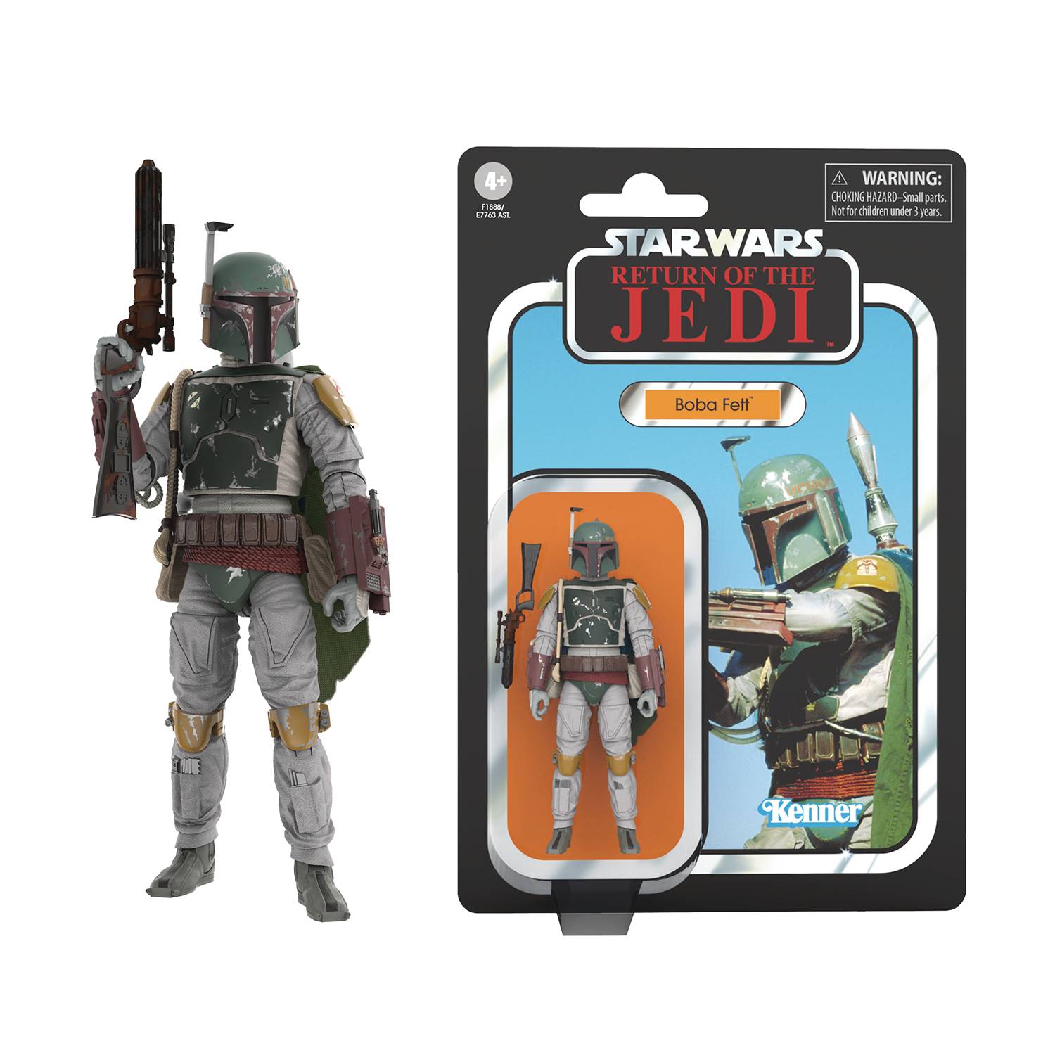 SW E6 VINTAGE 3-3/4IN BOBA FETT AF CS  (SEP208418)