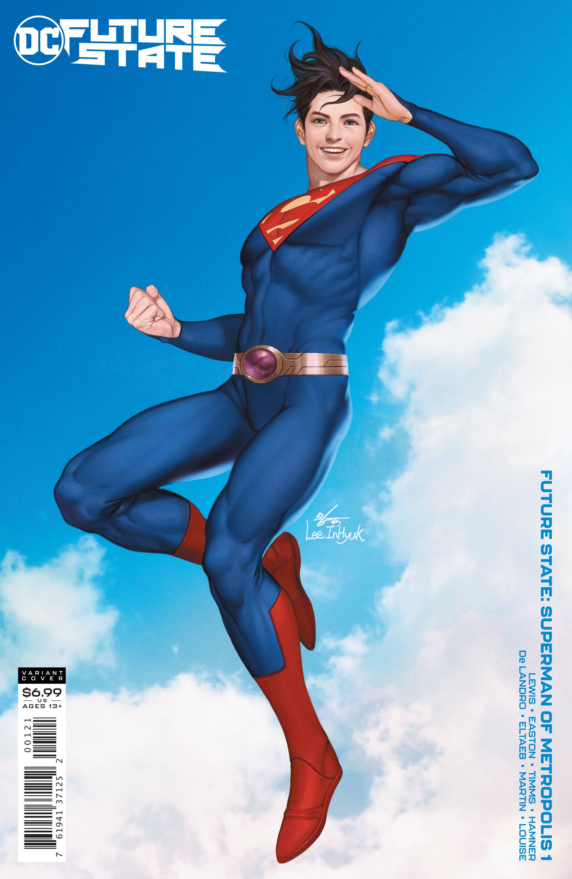 NM Presale 01/26 Card Stock Variant DC FUTURE STATE BATMAN SUPERMAN #1 