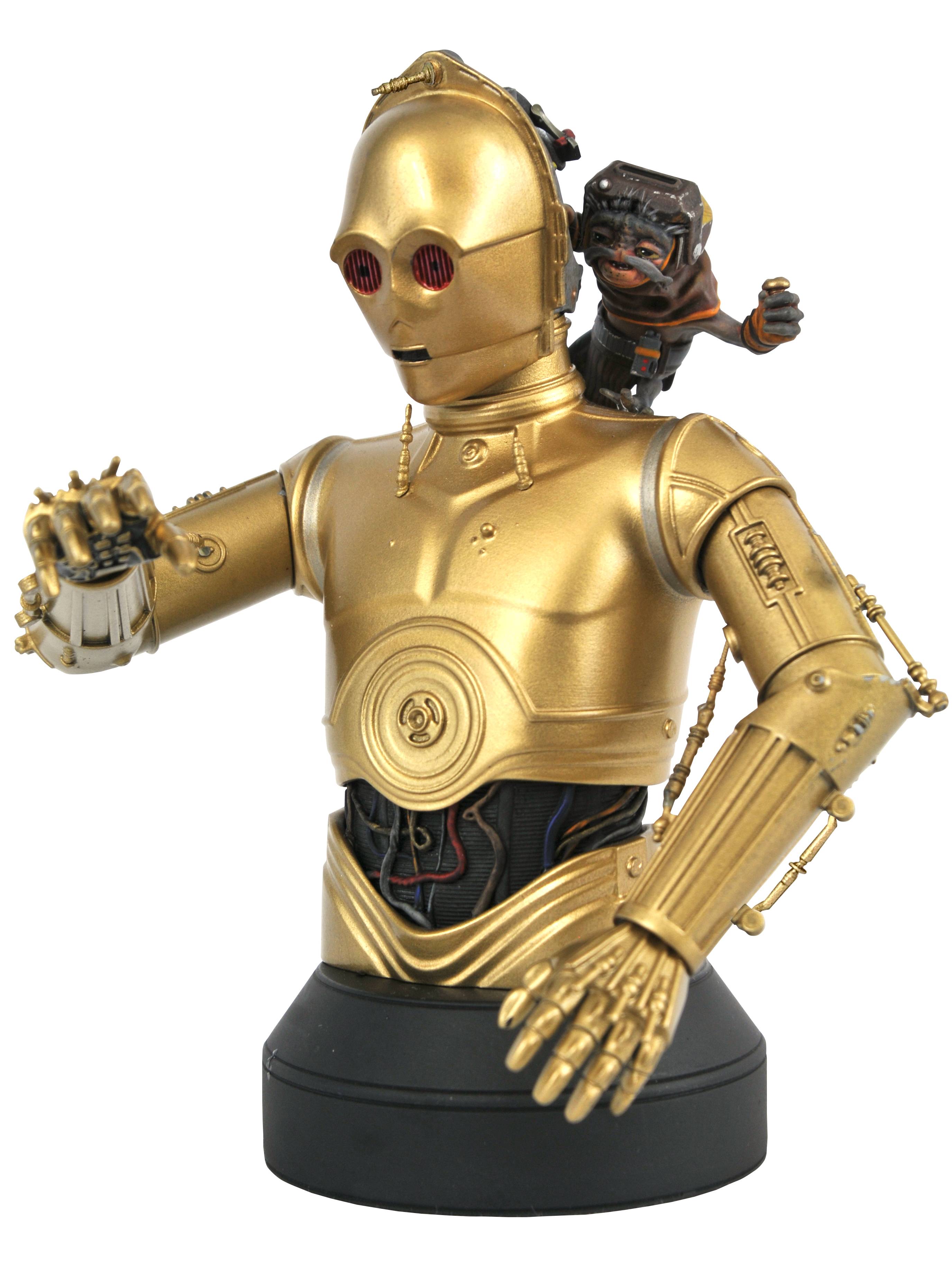 DEC202069 - STAR WARS THE RISE OF SKYWALKER C3PO & BABU FRIK 1/6