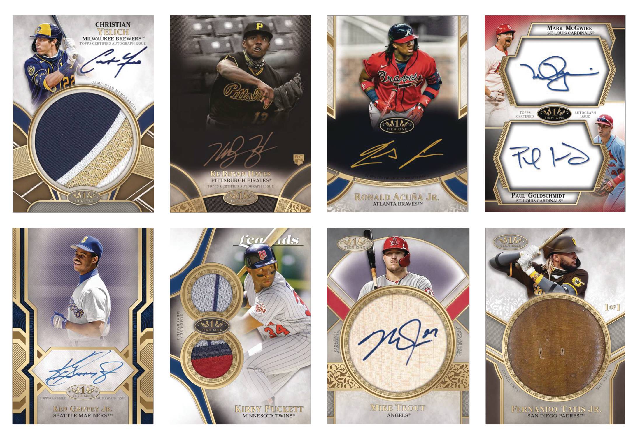 OCT208353 TOPPS 2021 TIER ONE BASEBALL T/C BOX Previews World