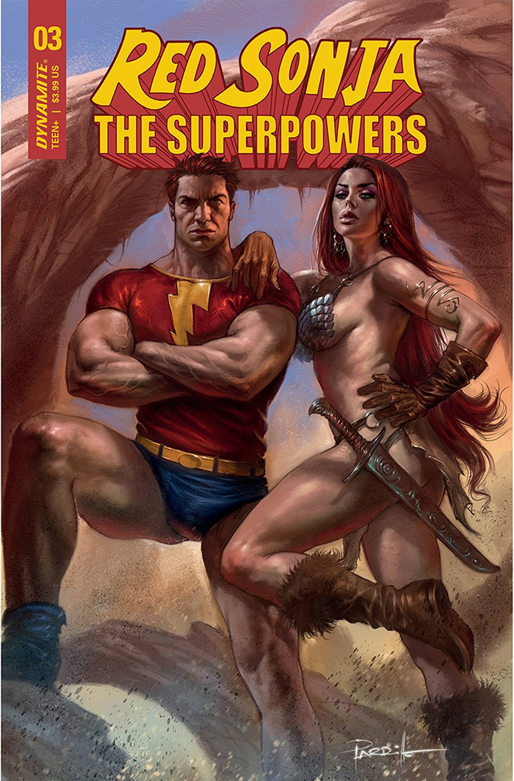 RED SONJA THE SUPERPOWERS #3 CVR A PARRILLO