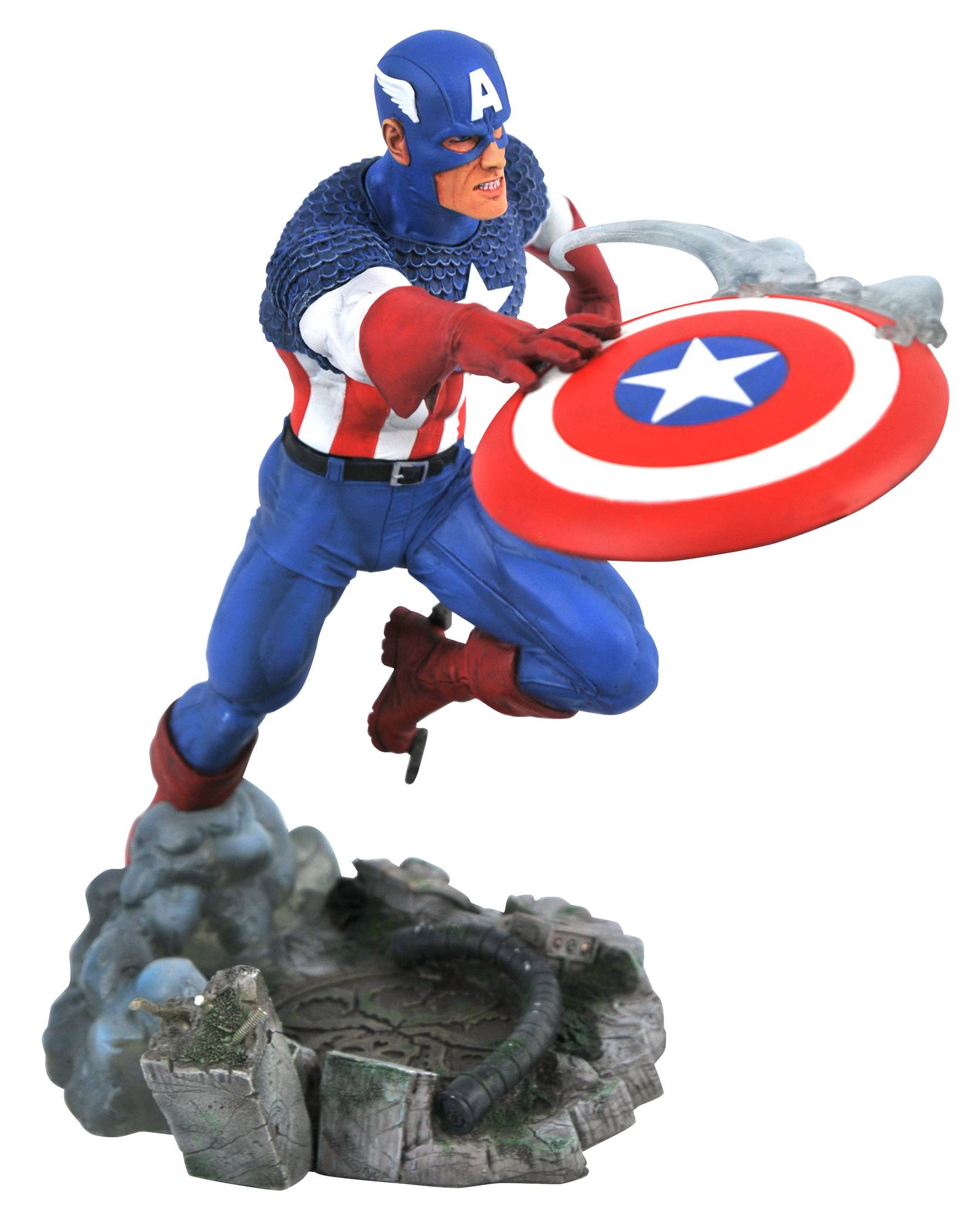 MARVEL GALLERY VS CAPTAIN AMERICA PVC STATUE