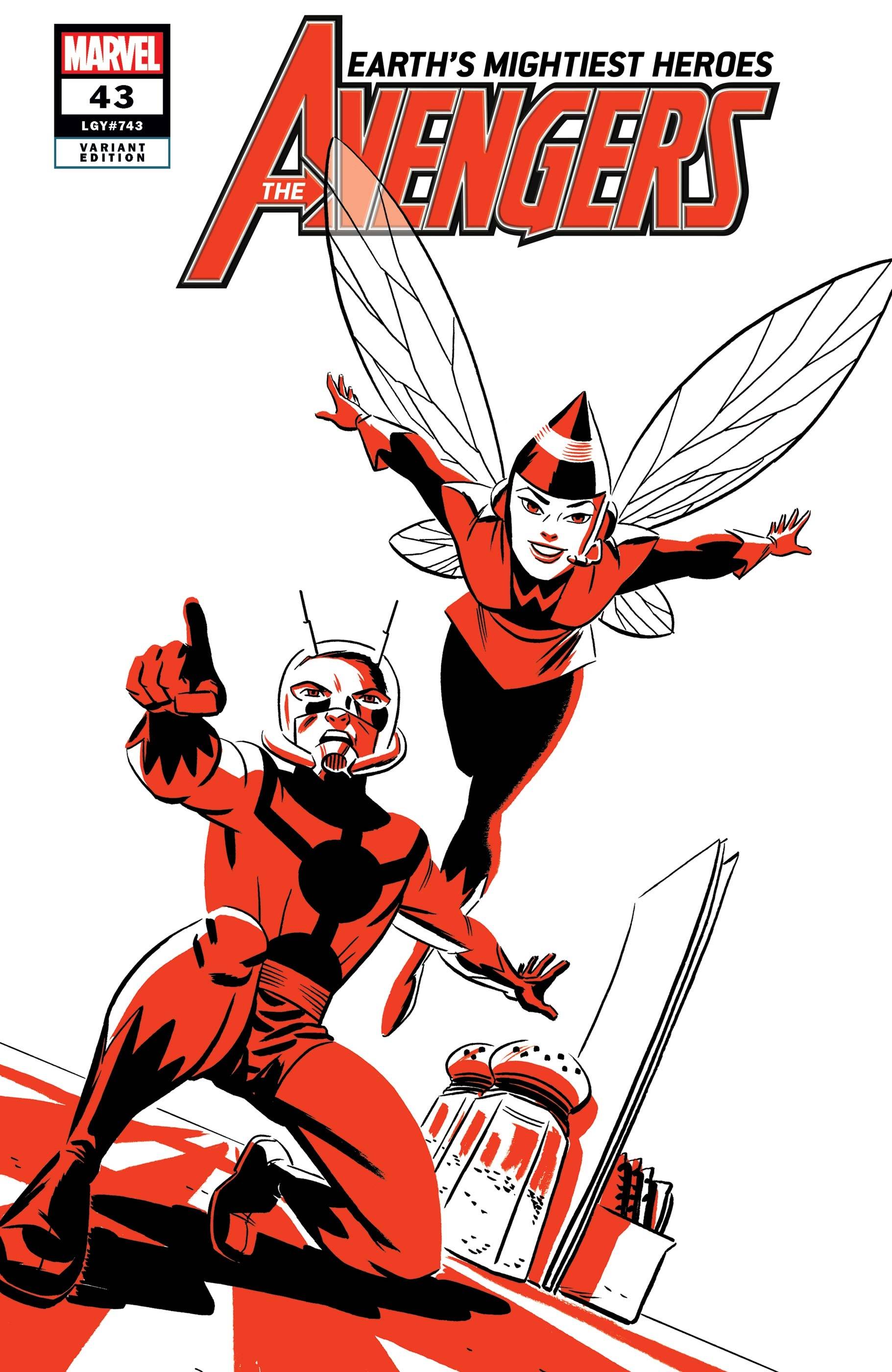 AVENGERS #43 ANT-MAN AND WASP TWO-TONE VAR