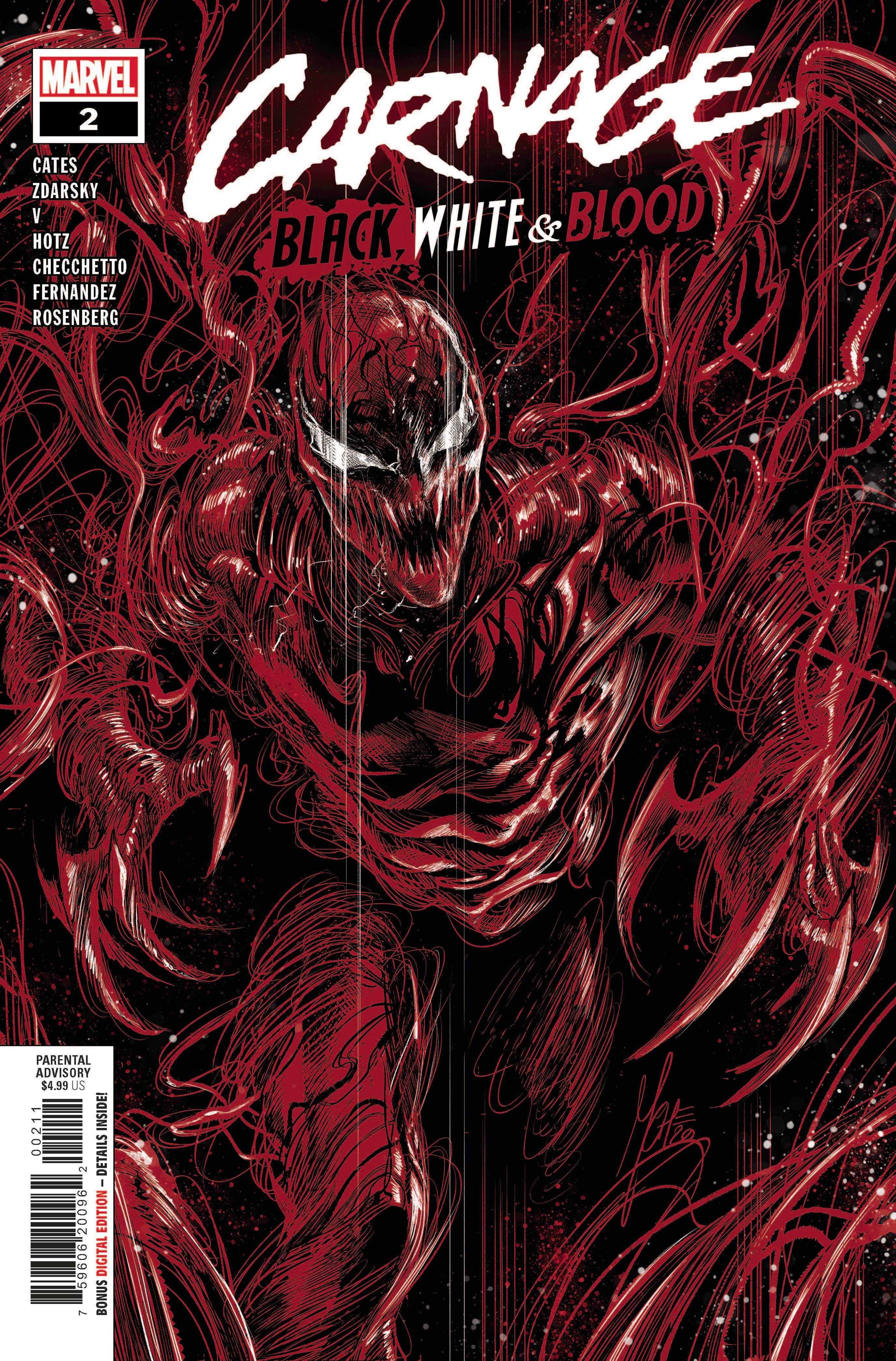 CARNAGE BLACK WHITE AND BLOOD #2 (OF 4)