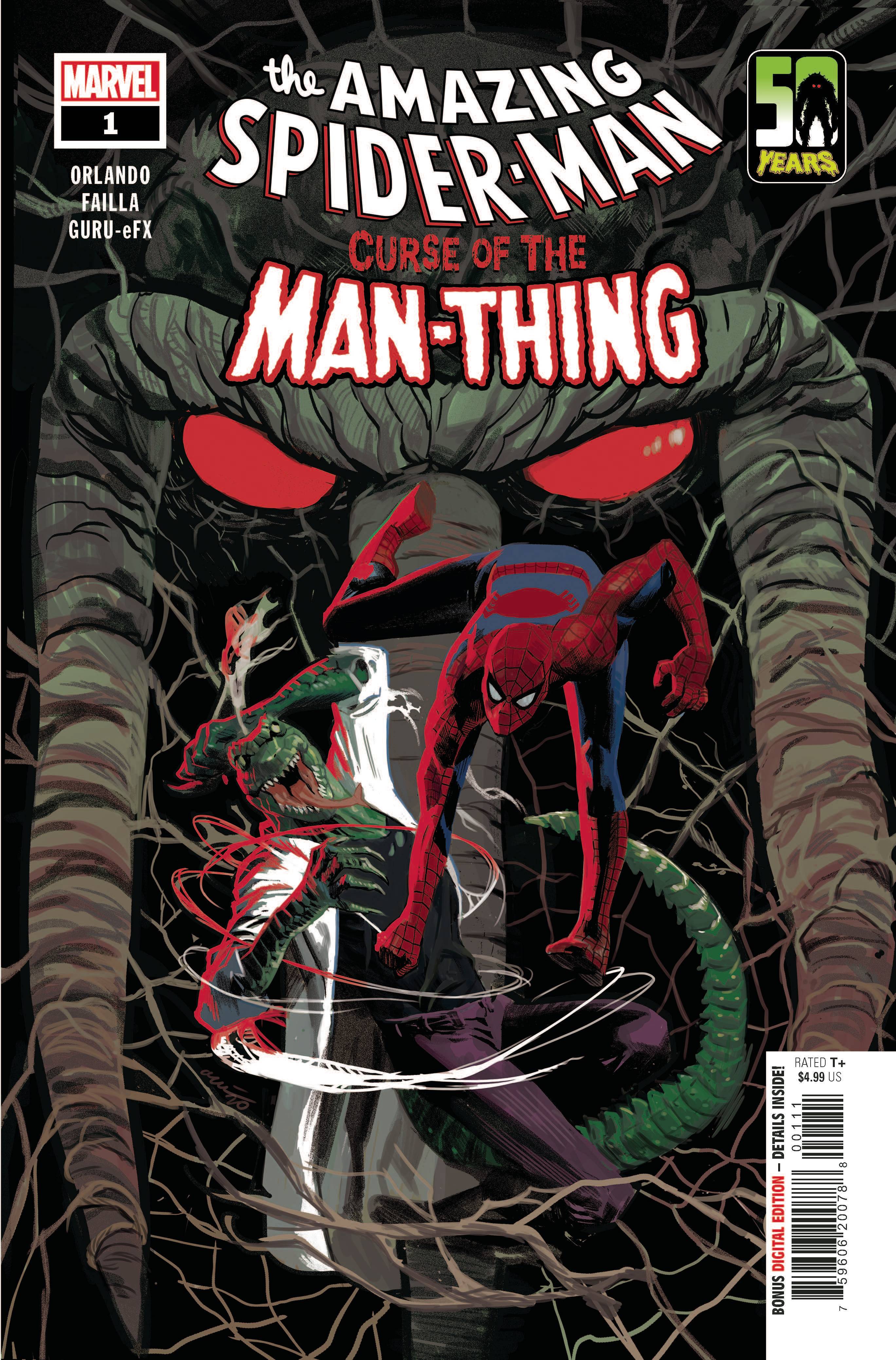 FEB210573 - SPIDER-MAN CURSE OF MAN-THING #1 - Previews World