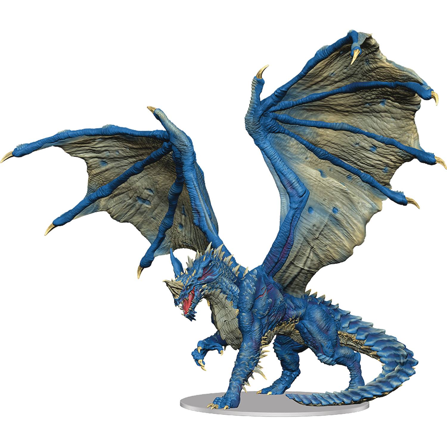NOV208460 - D&D ICONS REALMS PREMIUM FIG ADULT BLUE DRAGON - Previews World