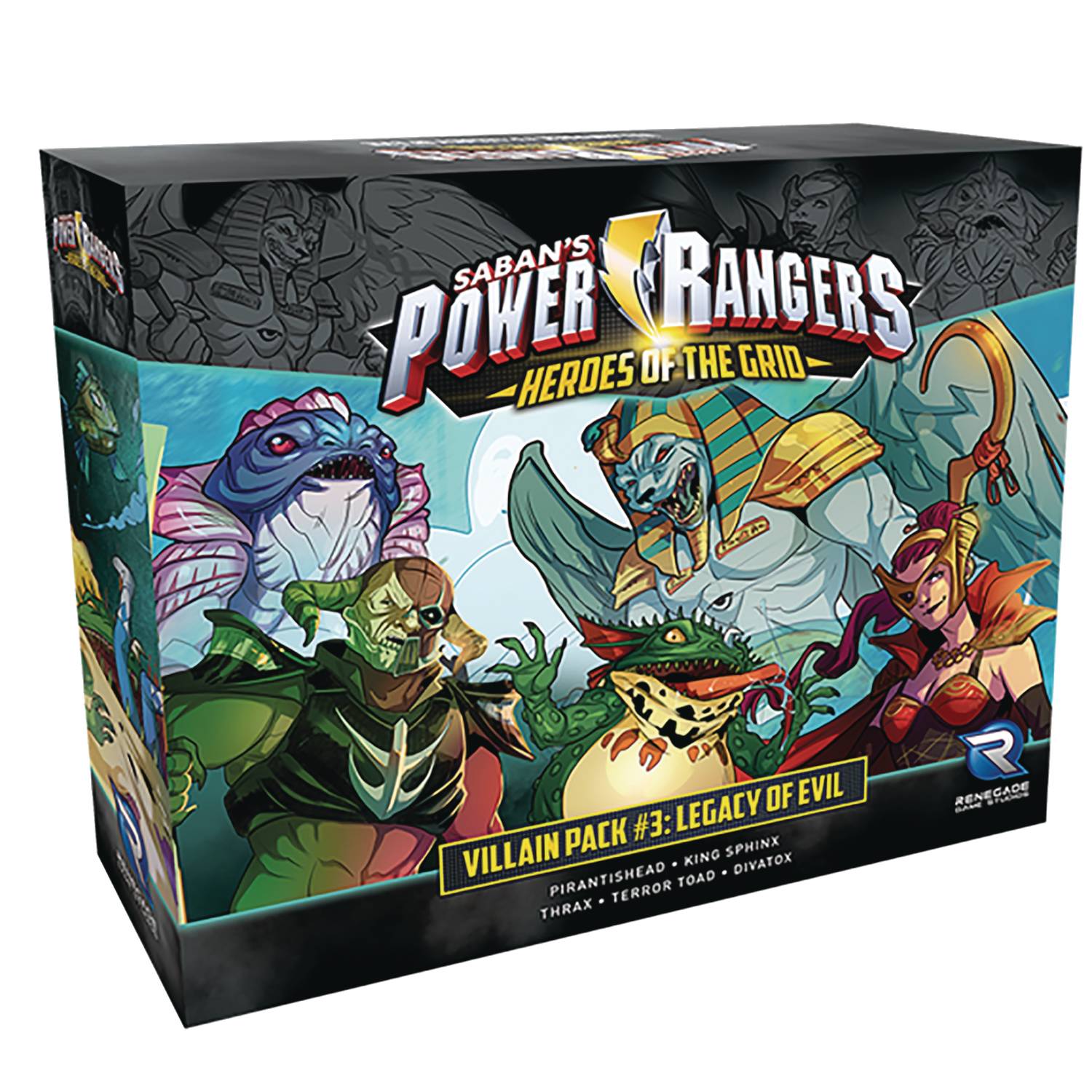 power rangers heroes of the grid figures