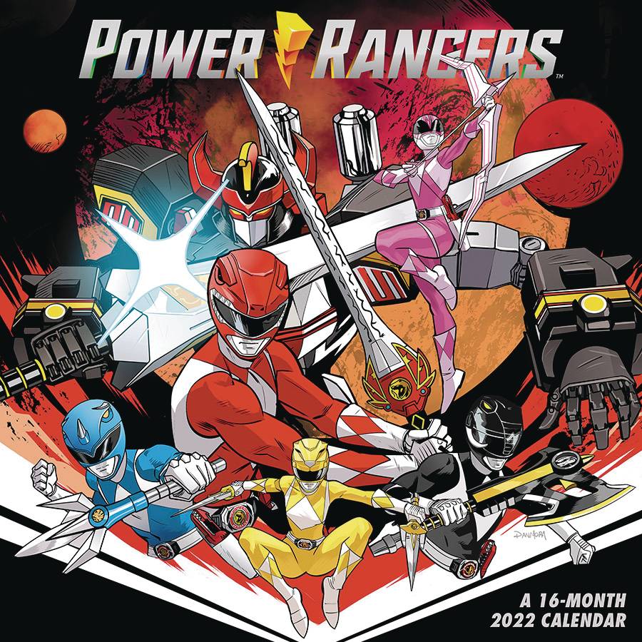 Rangers 2022 Schedule Mar211403 - Power Rangers 2022 16 Month Wall Calendar - Previews World