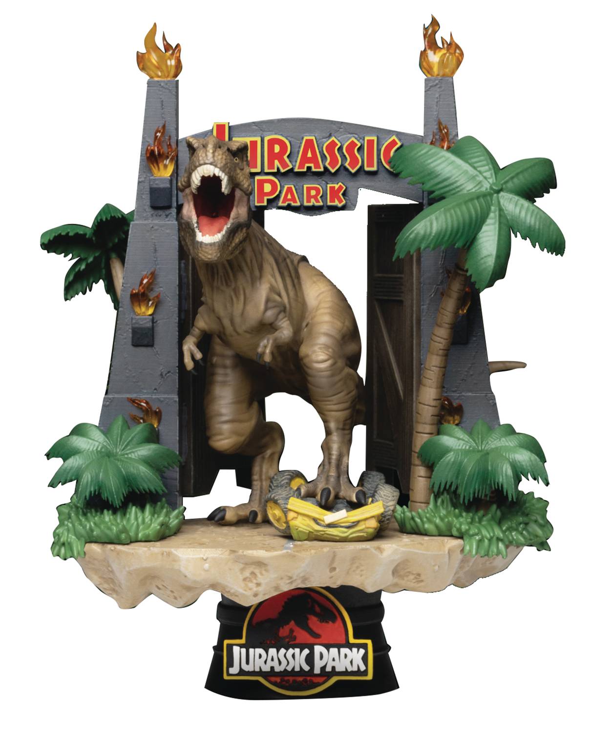 JURASSIC PARK DS-088 PARK GATE D-STAGE 6IN STATUE