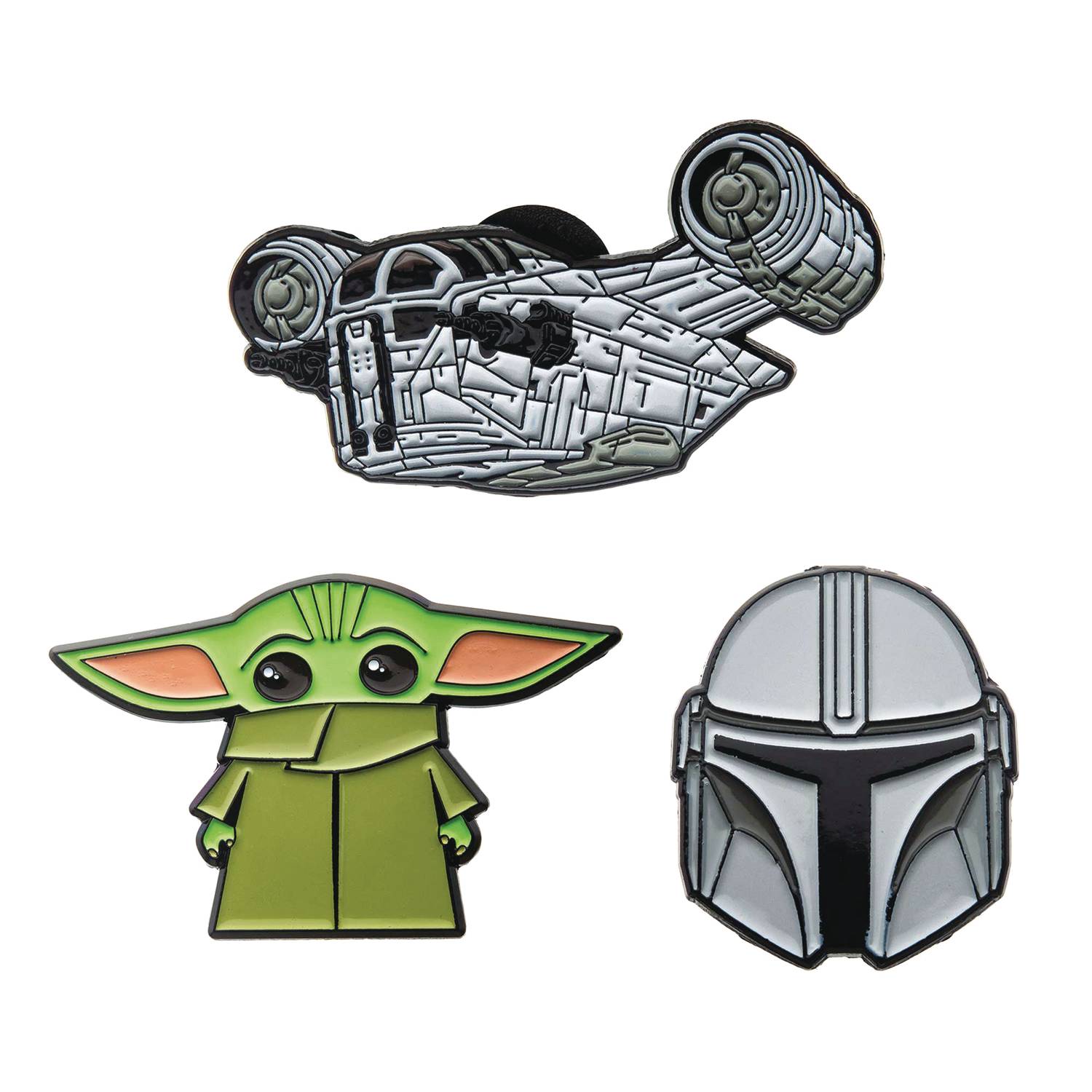 the mandalorian pin set