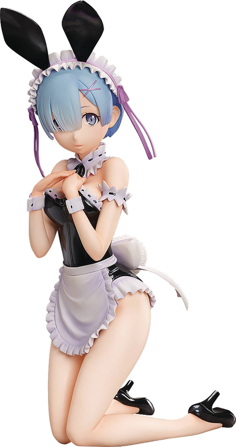 DEC209418 - RE ZERO STARTING LIFE REM 1/4 PVC FIG BARE LEG BUNNY (MR) (C - Previews World DEC209418 - RE ZERO STARTING LIFE REM 1/4 PVC FIG BARE LEG BUNNY (MR) (C - Previews World