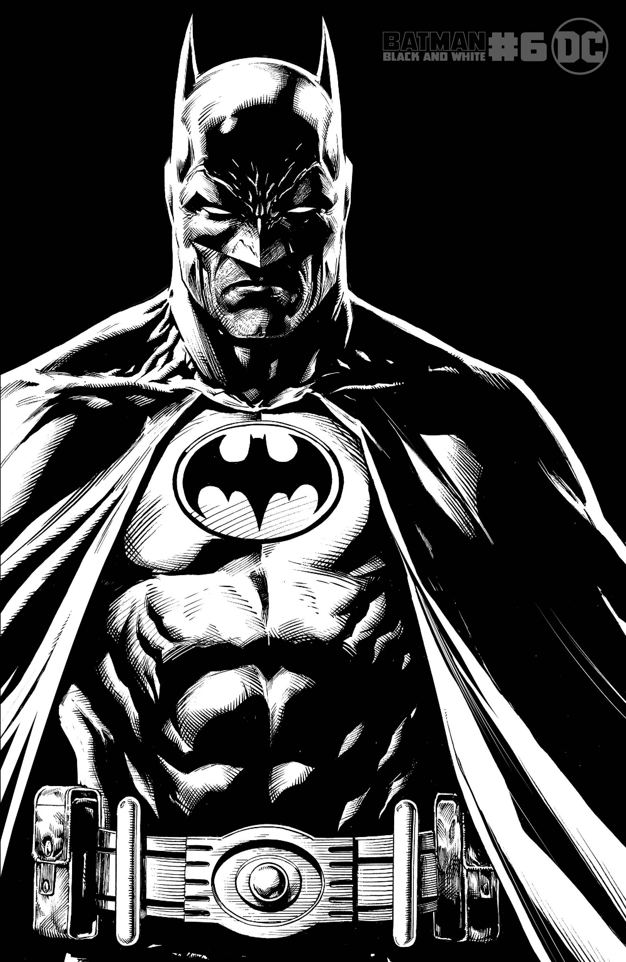 Black and white batman