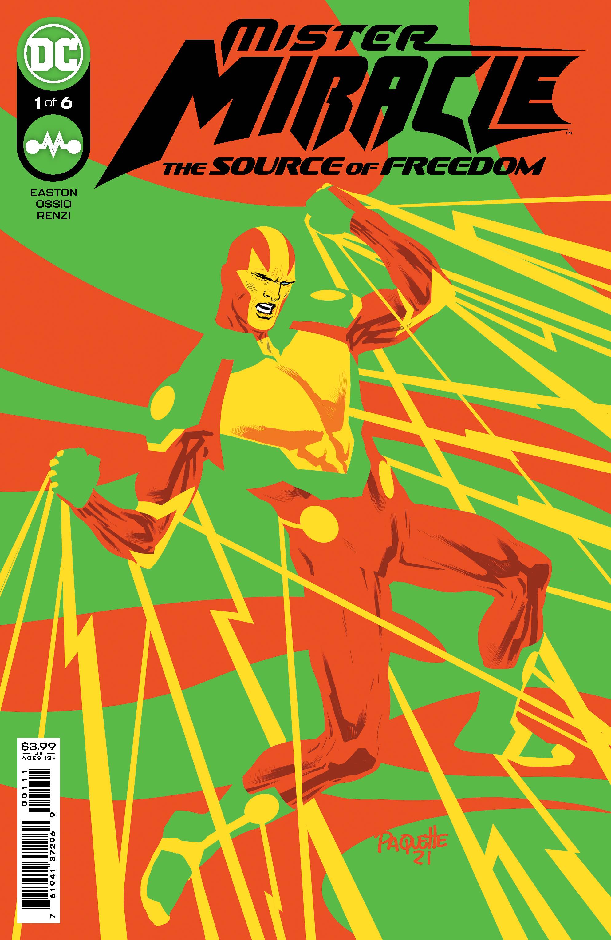 MISTER MIRACLE SOURCE OF FREEDOM #1 CVR A PAQUETTE
