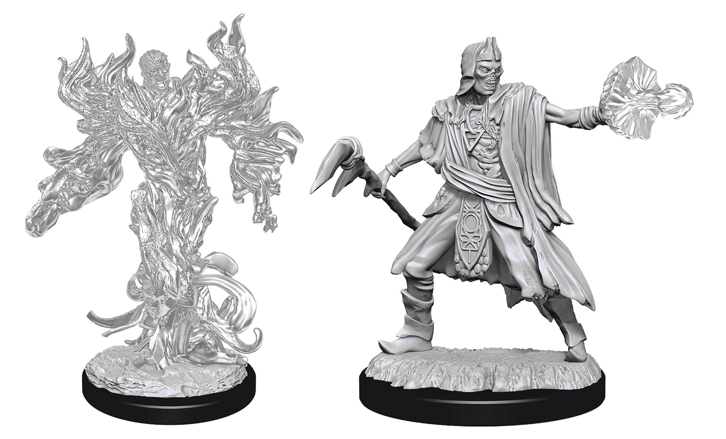 D+D miniatures 1x x1 Deathlock Wight Demonweb NM with Card 
