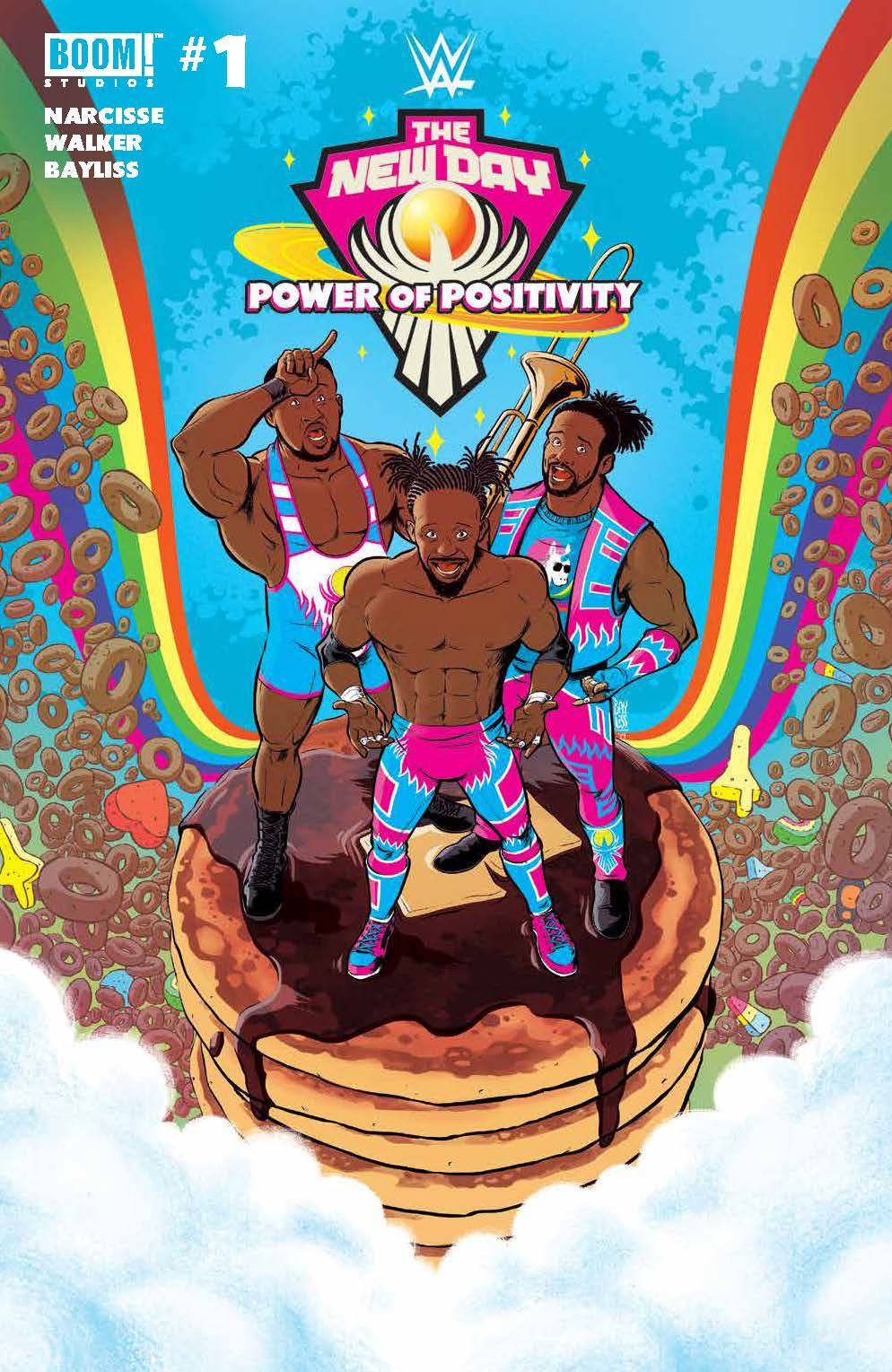 WWE NEW DAY POWER OF POSITIVITY #1 (OF 2) CVR A BAYLISS