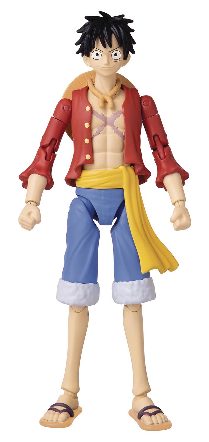 ANIME HEROES ONE PIECE MONKEY D LUFFY 6.5 IN AF