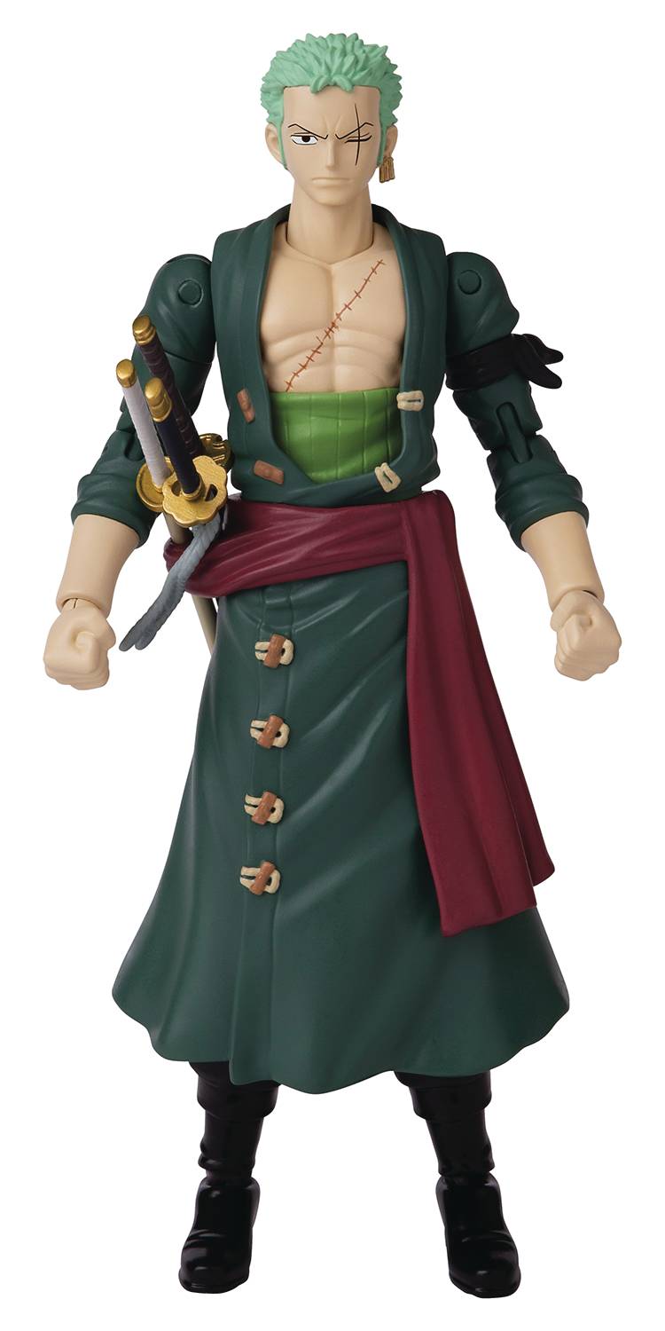 Feb2176 Anime Heroes One Piece Roronoa Zoro 6 5 In Af Previews World