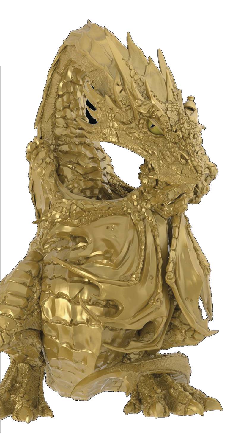 MAR218842 - MINI EPICS HOBBIT SMAUG THE GOLDEN LIMITED EDITION VINYL FIG -  Previews World