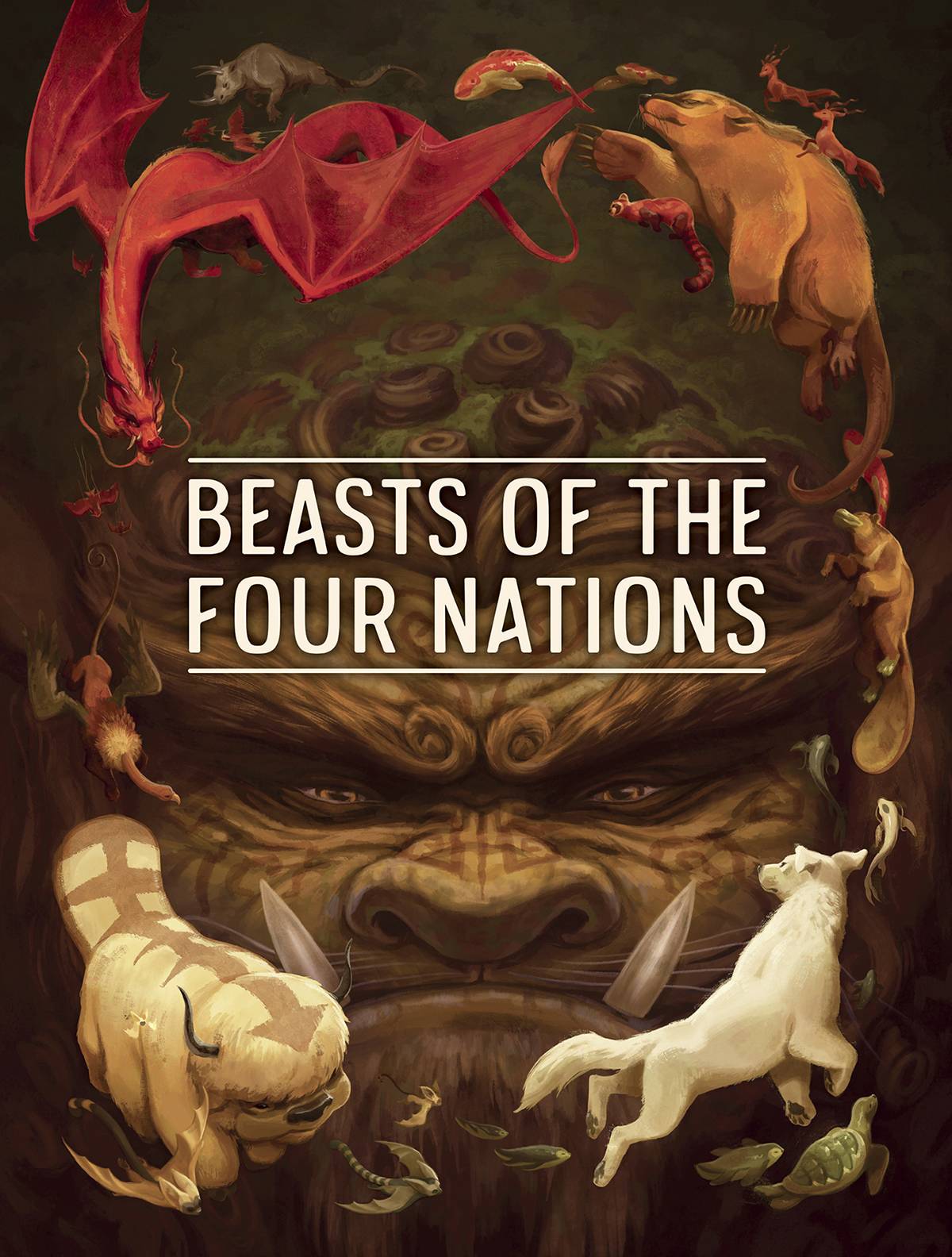 BEASTS OF 4 NATIONS CREATURES FROM AVATAR HC