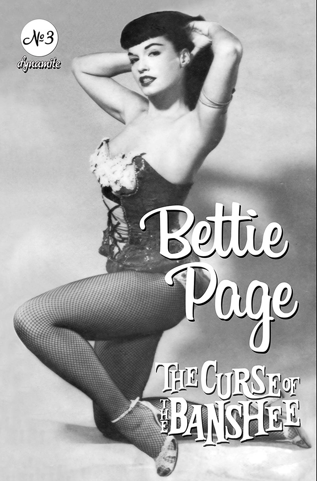 JUN210915 - BETTIE PAGE & CURSE OF THE BANSHEE #3 CVR E BETTIE PAGE PIN - Previews World