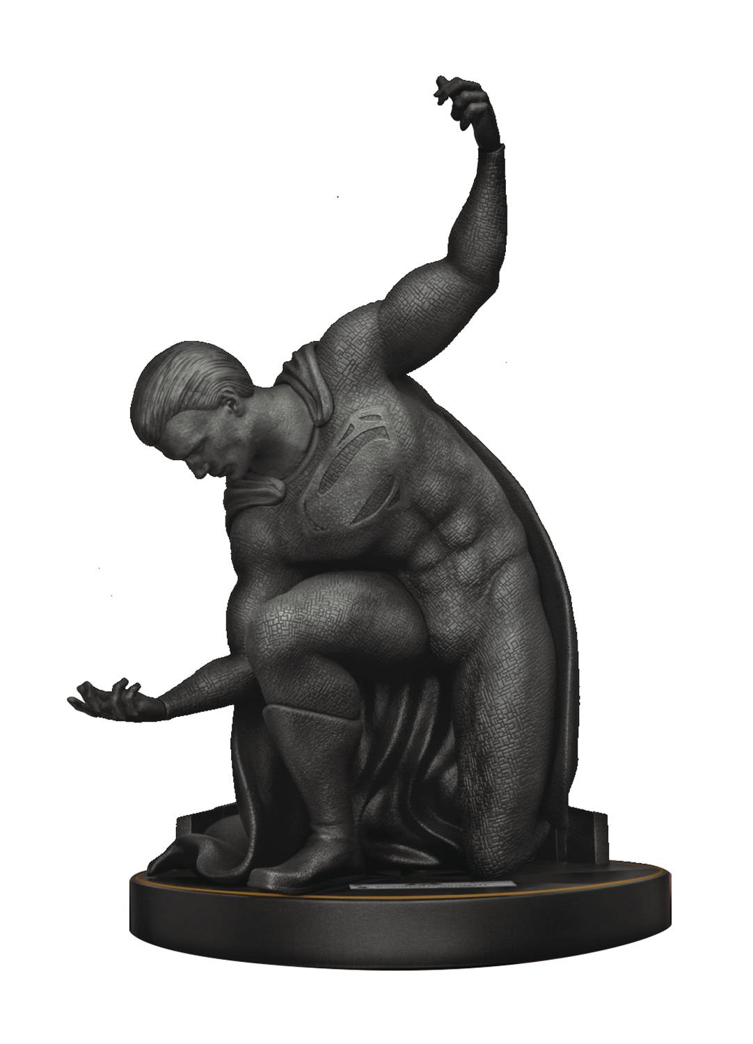 batman superman statue