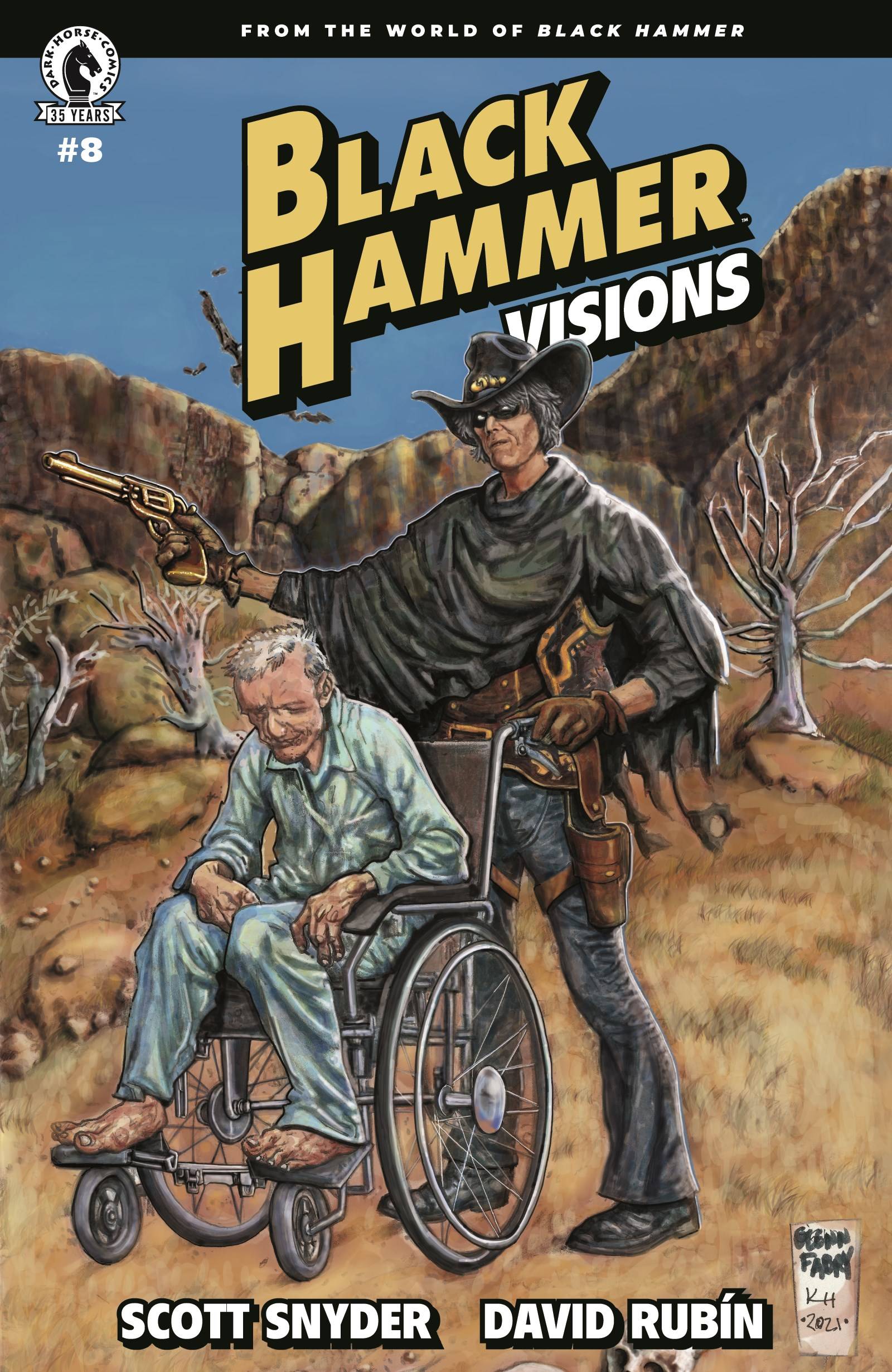 BLACK HAMMER VISIONS #8 (OF 8) CVR C FABRY & HOLLOWAY